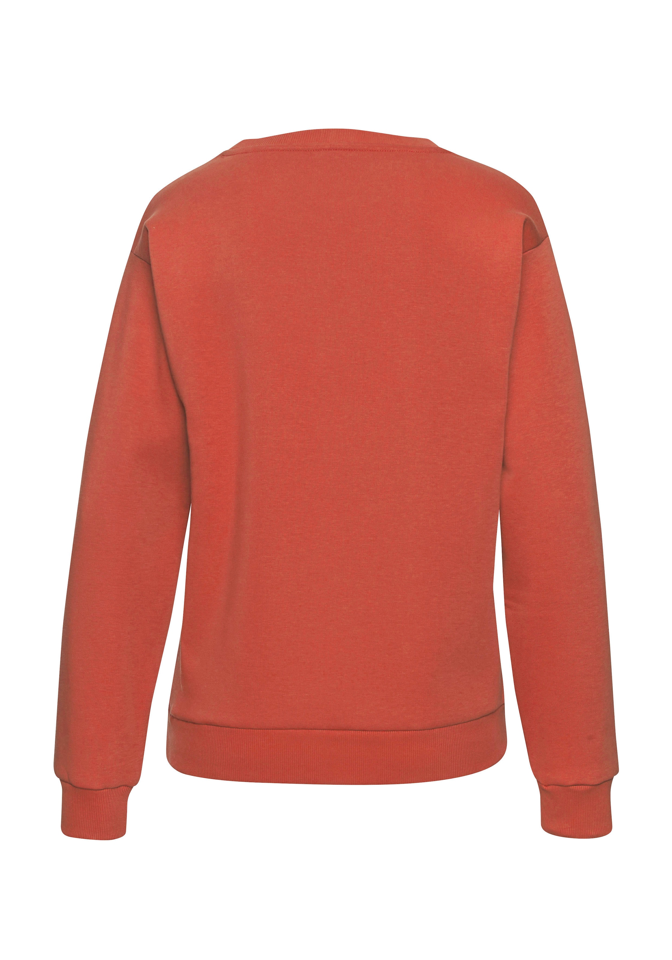 LASCANA Sweatshirt, Loungehirt mit Herz-Leo-Druck, Loungewear