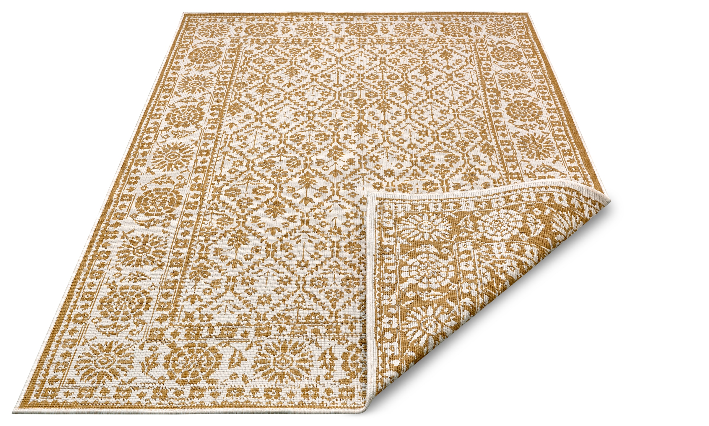 NORTHRUGS Teppich »Curacao«, rechteckig, 5 mm Höhe, In-& Outdoor, Läufer, Wetterfest, Balkon, Wohnzimmer, Wasserfest