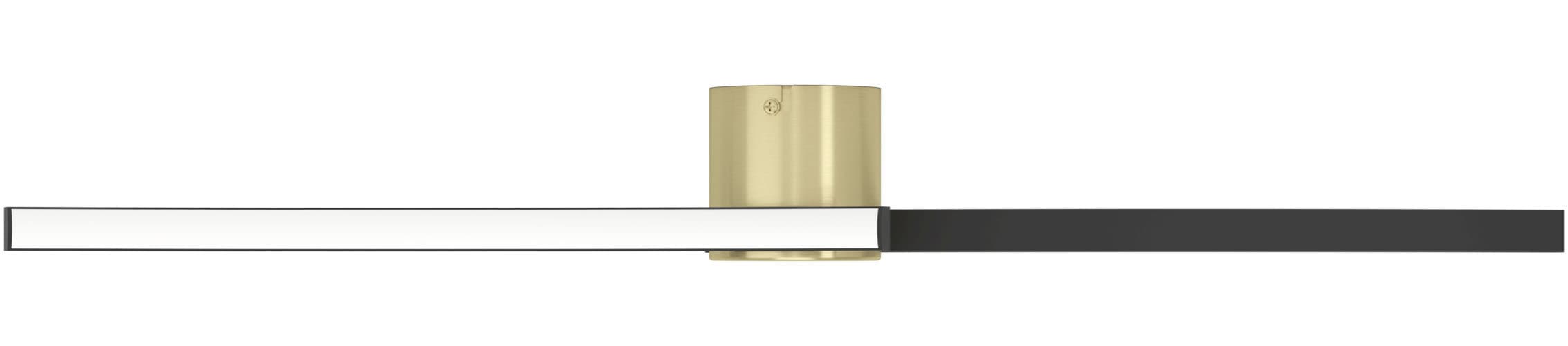 EGLO Deckenleuchte »AIETA Deckenlampe - Stahl, Kunststoff - LED - 12W - IP20« LED-Modul 1 Stk. Warmweiß Wohzimmerlampe, Esszimmerlampe, Flur, Schlafzimmer, L72 x B13 x H8 cm