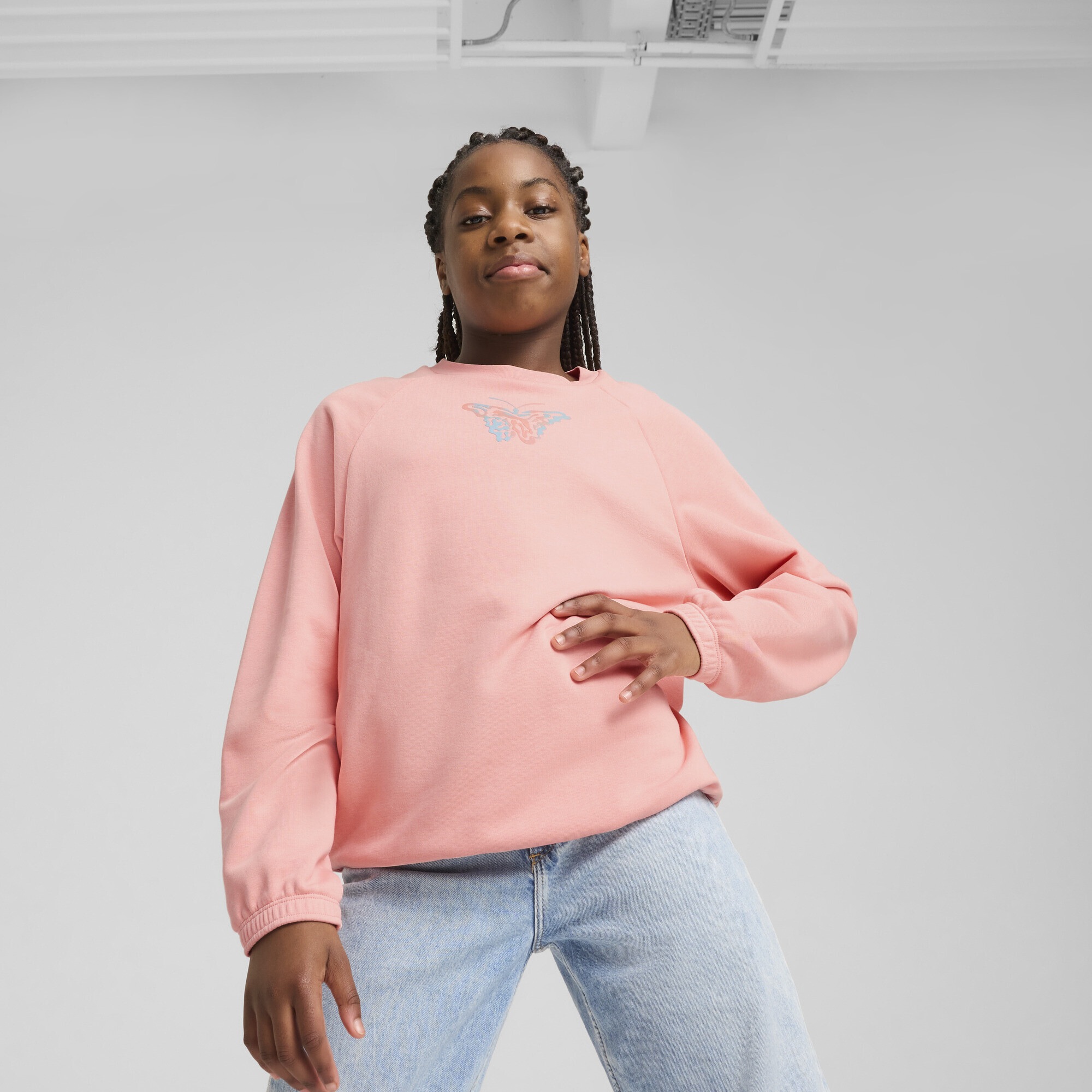 PUMA Sweatshirt »VIBE Crewneck Mädchen«