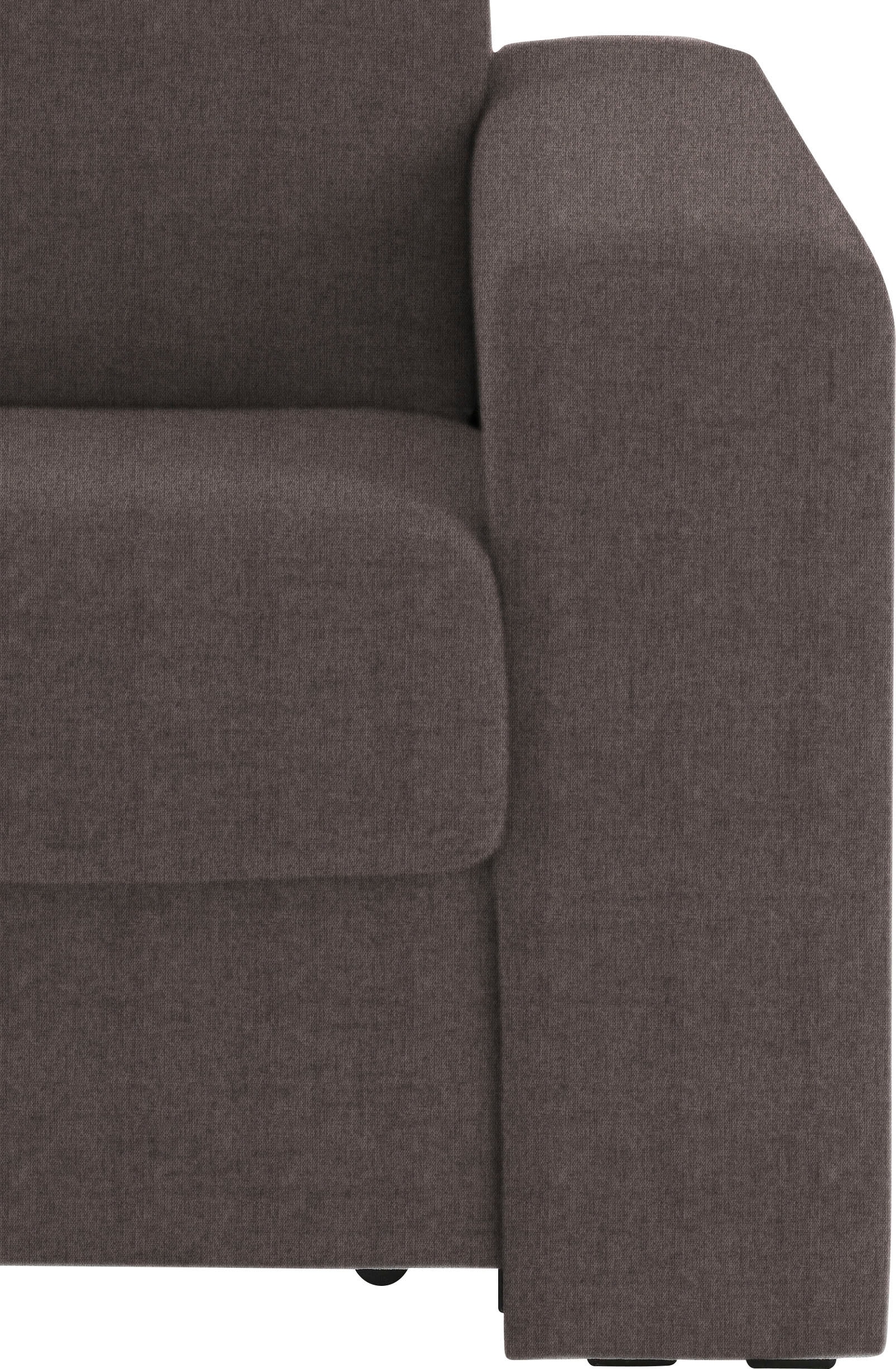 Home affaire Schlafsofa »Roma Matratzenhöhe 14 cm«, Dauerschlaffunktion, mit Unterfederung, Lattenrost, Matratze
