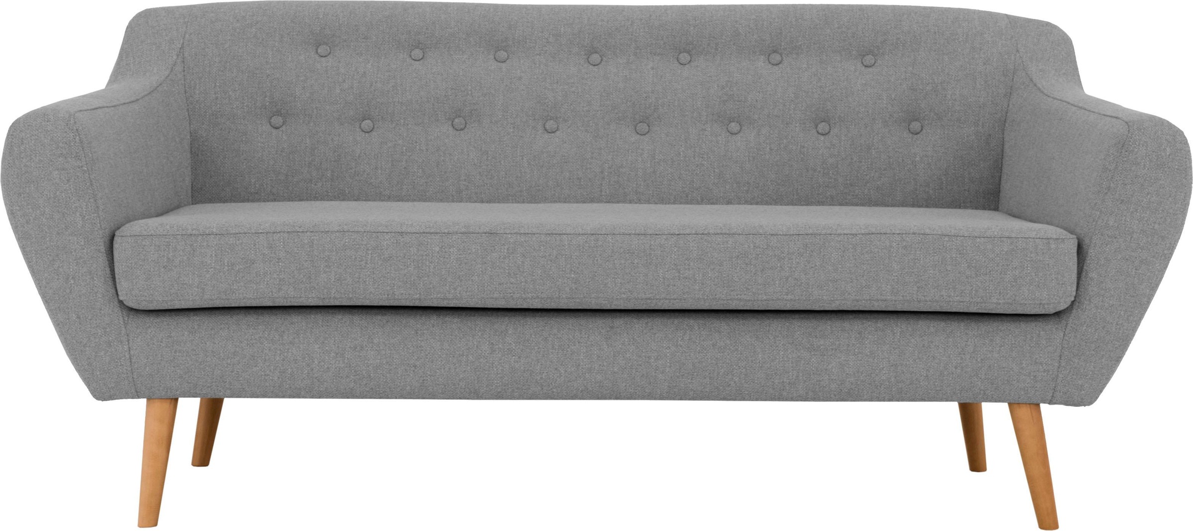 Home affaire 3-Sitzer "Renne" mit Heftung im Rücken im skandinavischem Stil günstig online kaufen