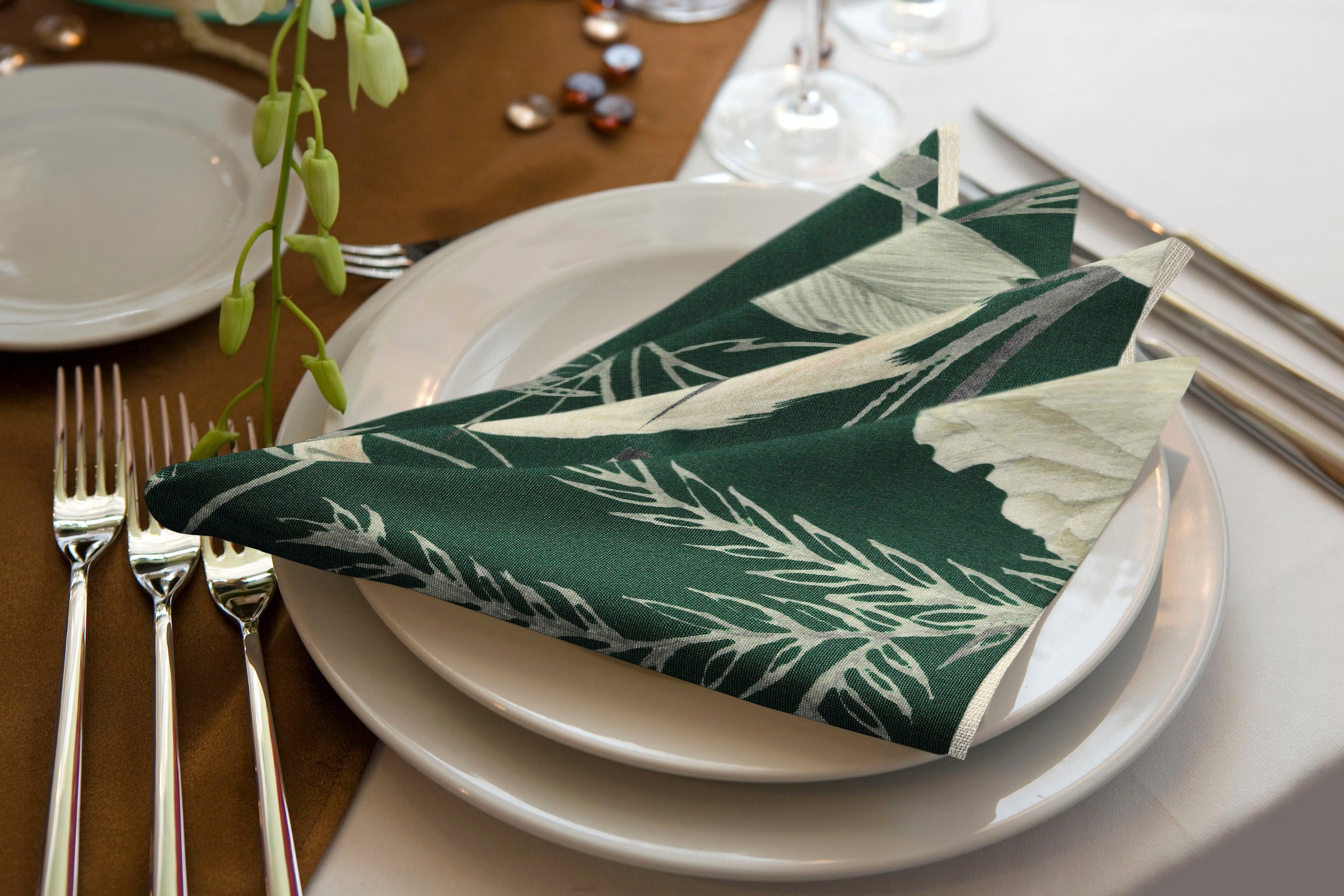 Adam Stoffserviette "Eden" GOTS organic,zertifiziert durch CERES 0242Made i günstig online kaufen