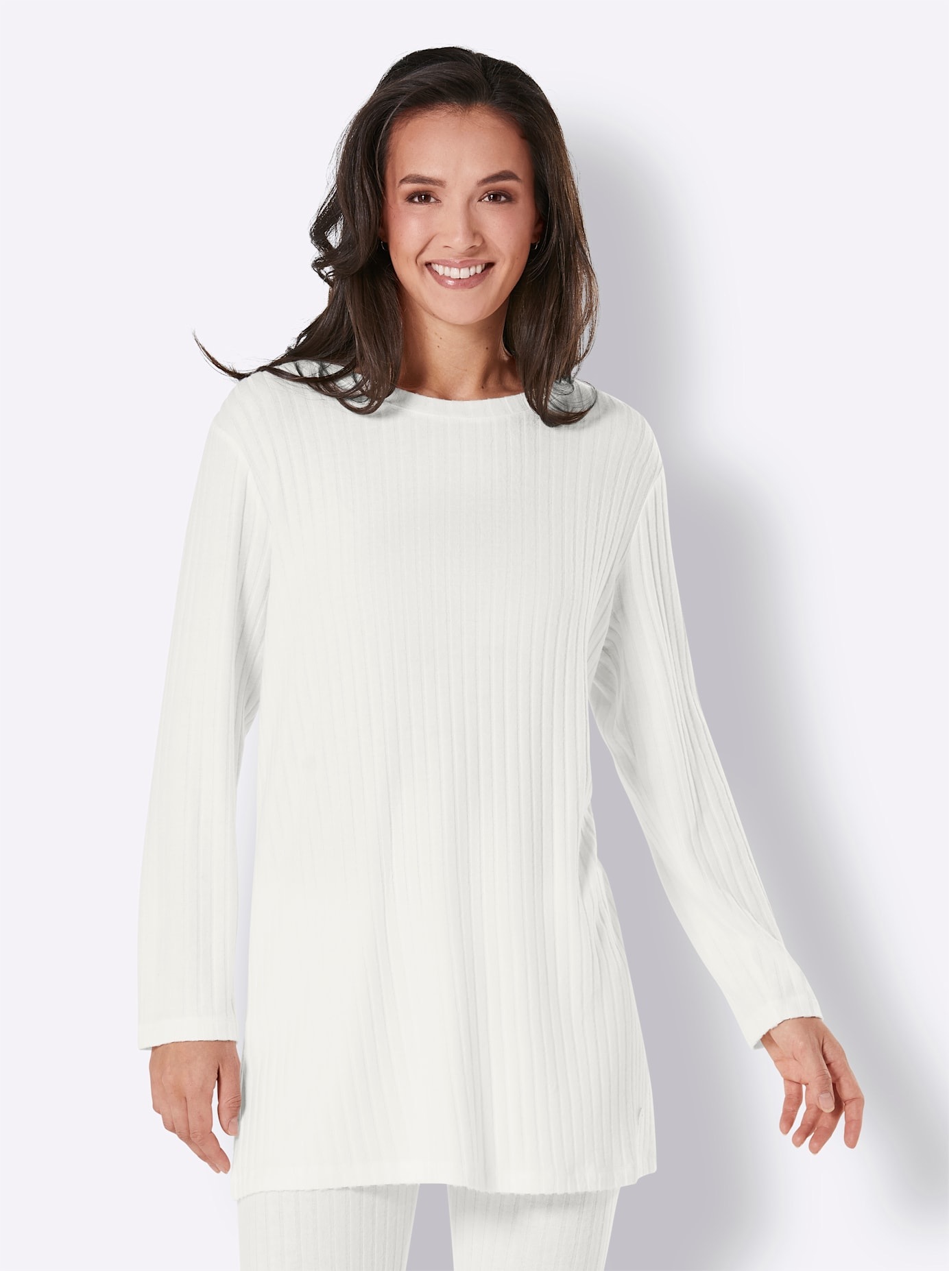 CREATION L PREMIUM Langarmshirt "Modal-Longshirt" 1 Stk. tlg. günstig online kaufen