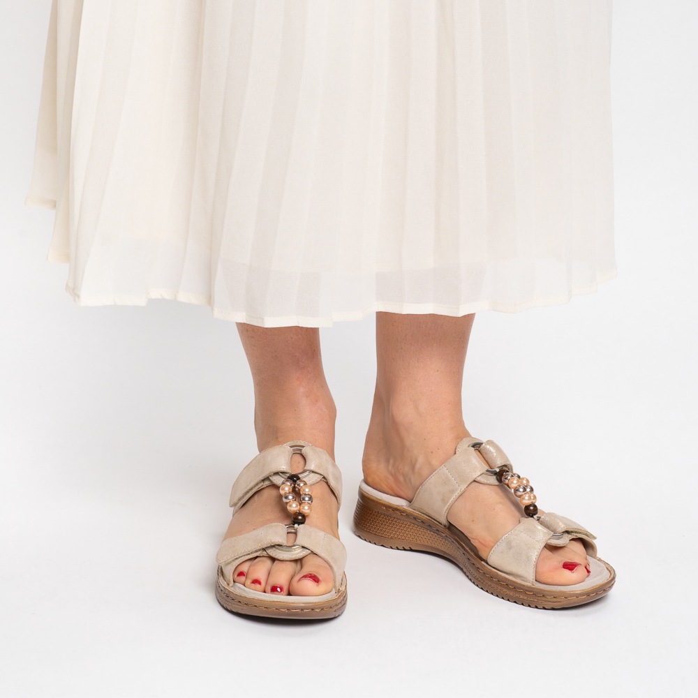 Ara Pantolette "HAWAII" Schlupfschuh, Komfortschuh mit Klettverschlüsse, G- günstig online kaufen