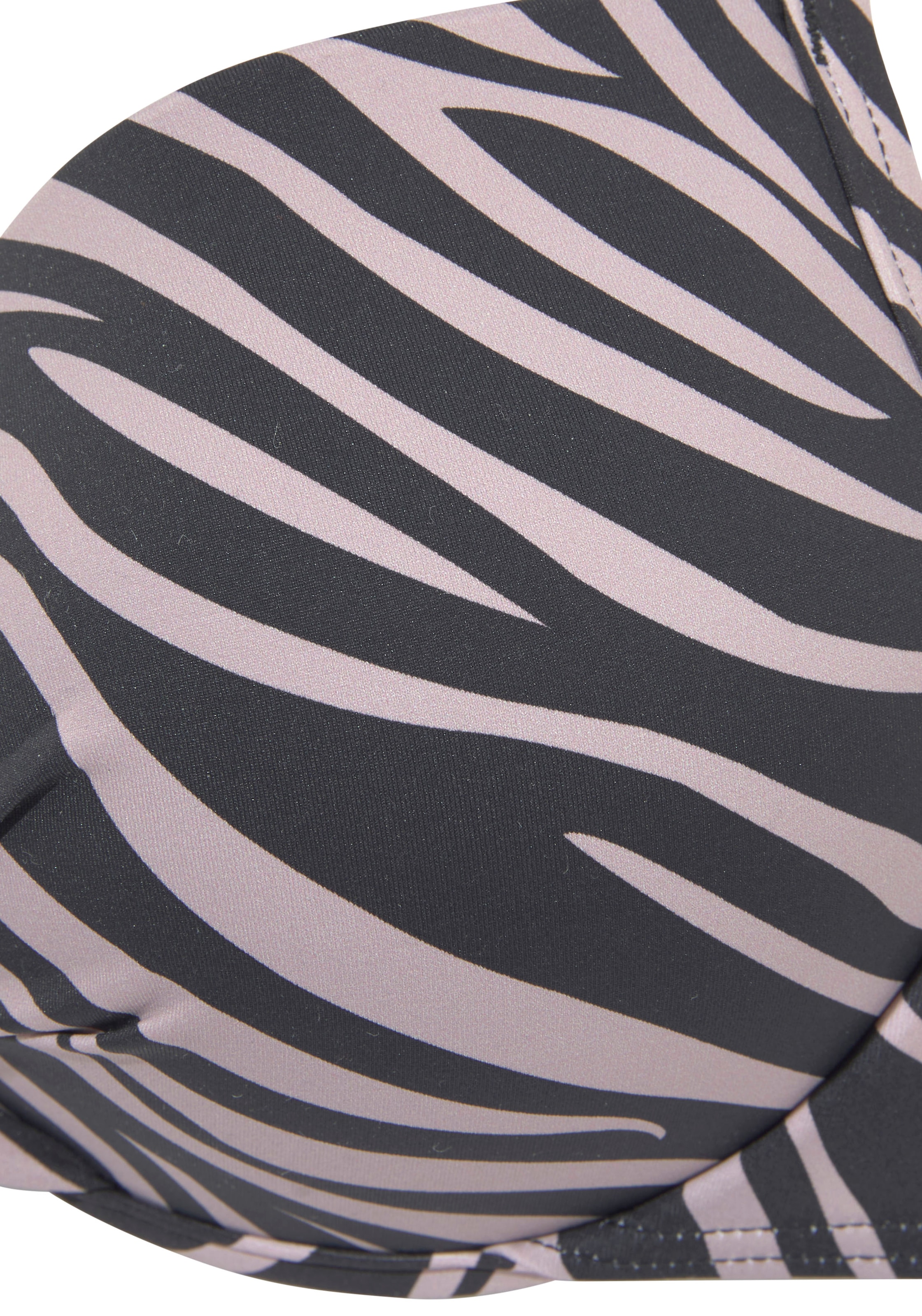 LASCANA Push-Up-Bikini-Top »Kaa«, im Animal-Design
