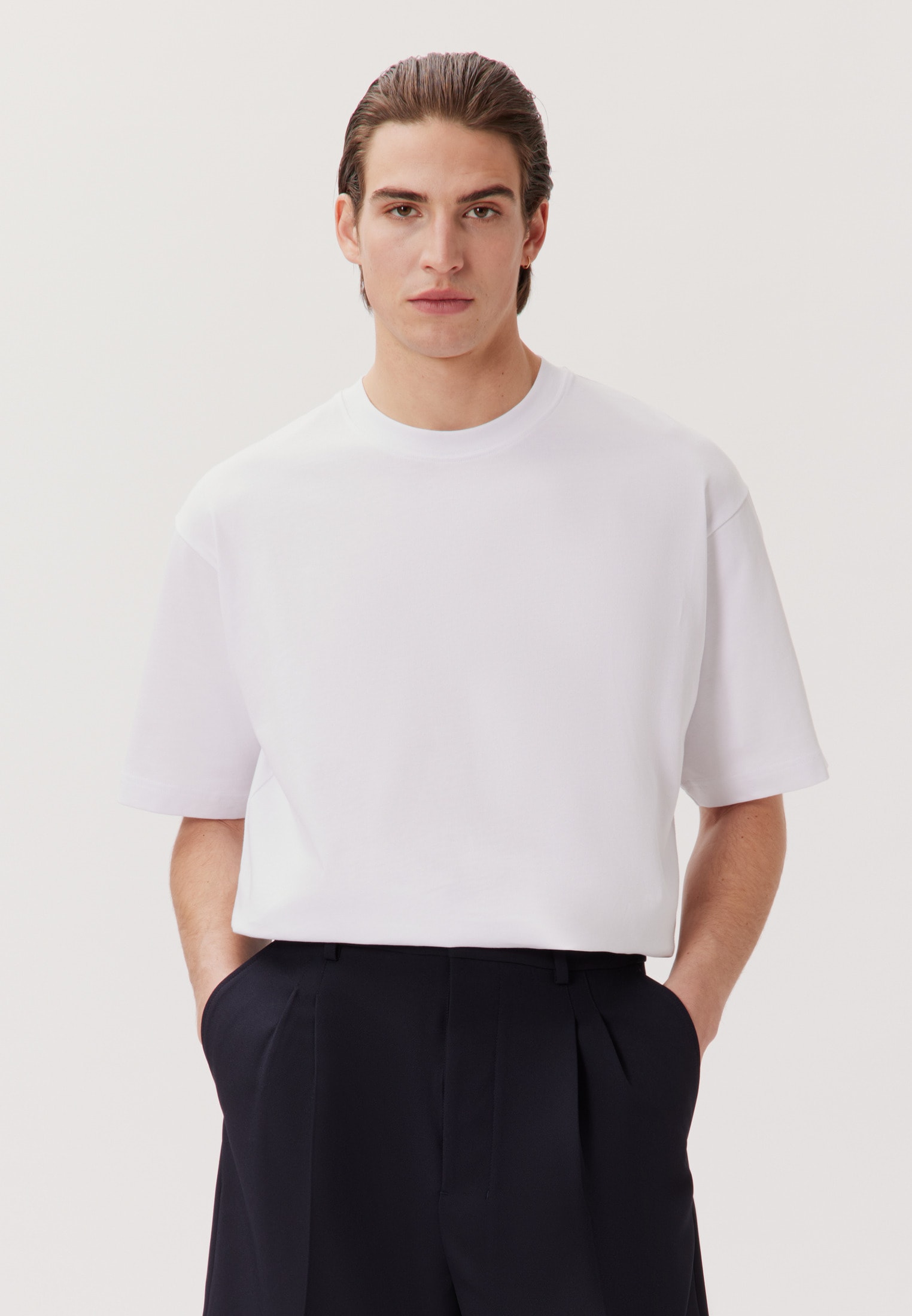 studio seidensticker T-Shirt »Studio« 1/2 Rundhals