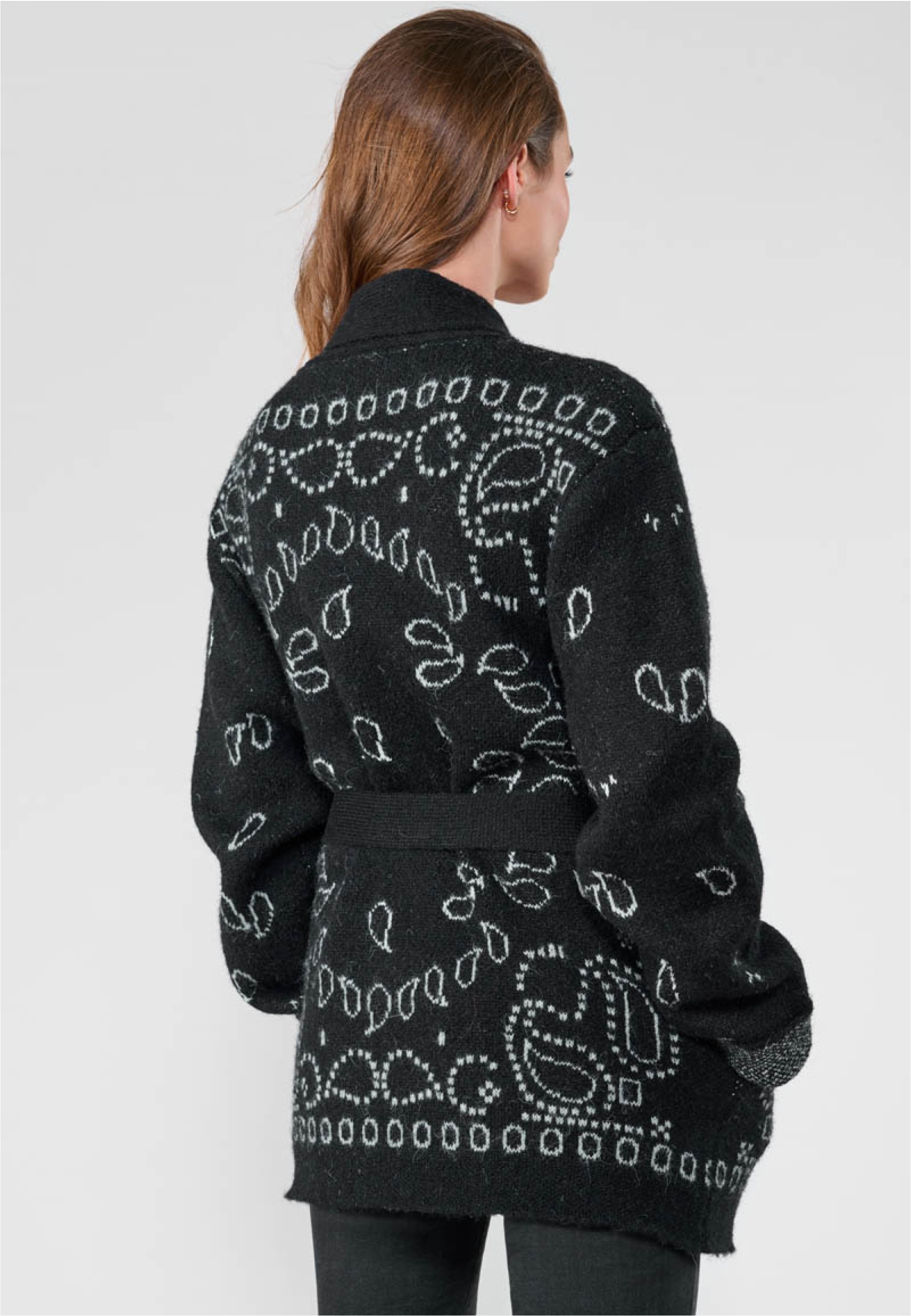 Le Temps Des Cerises Strickjacke »BAO«, mit schönem Allover-Muster