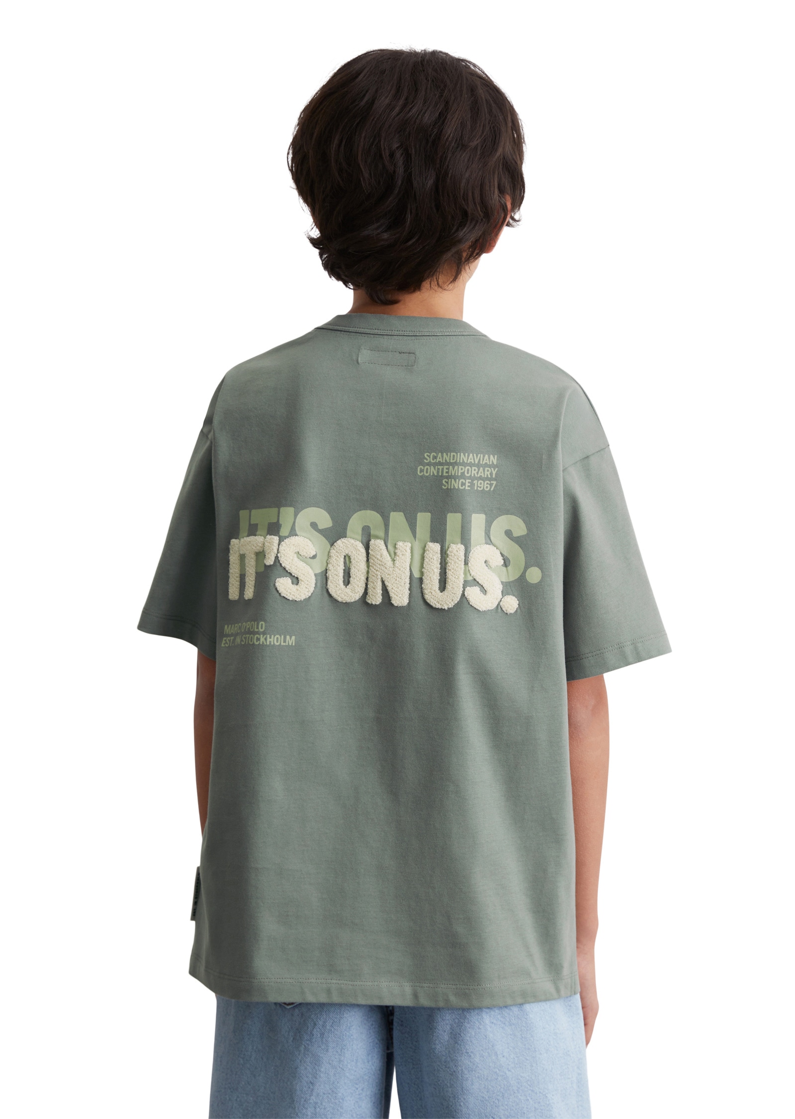 Marc O'Polo T-Shirt »mit Statement-Print«