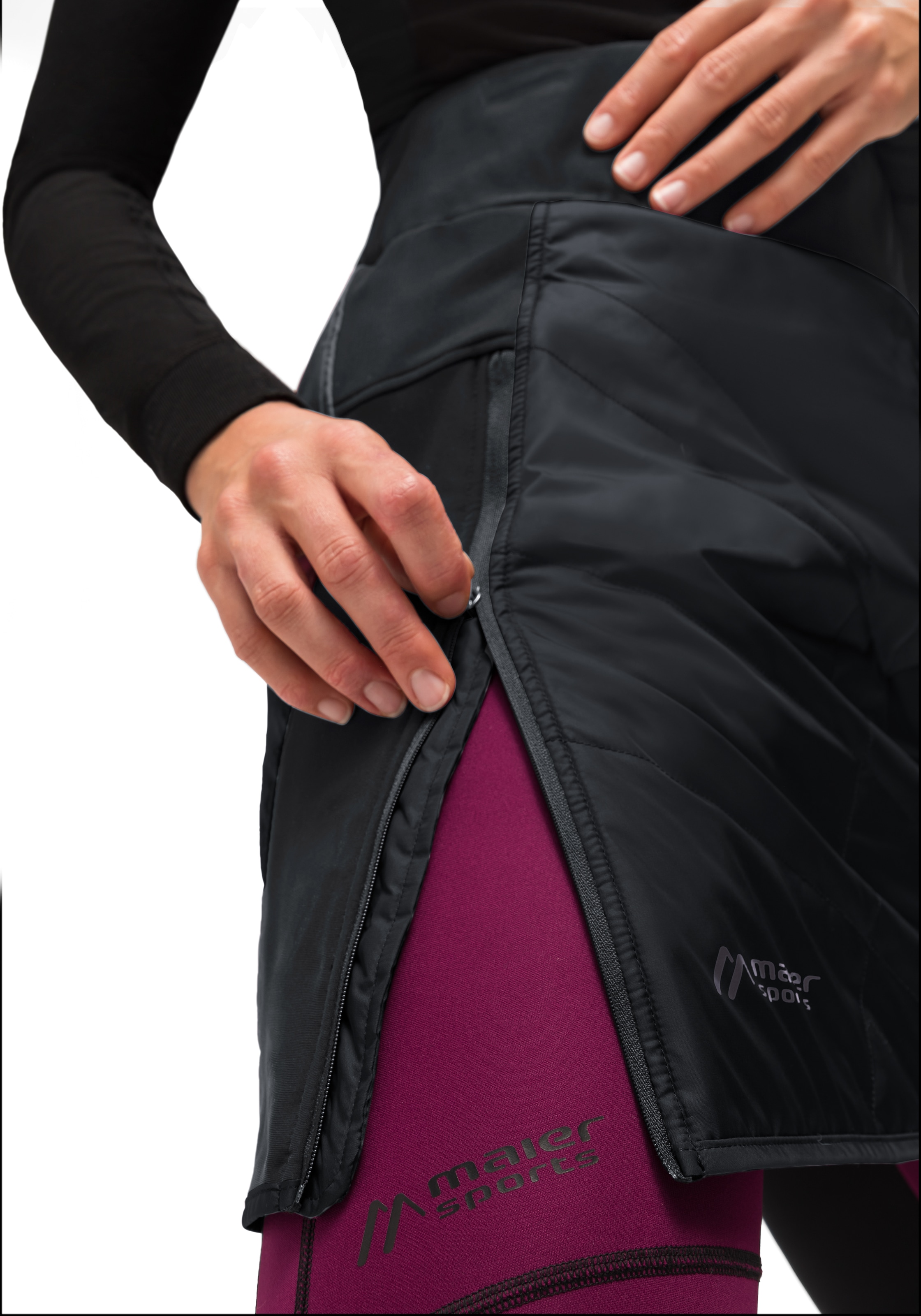 Maier Sports Sweatrock »Skjoma Überrock, atmungsaktiv windabweisend, Skirt Rechnung BAUR und elastischer Bund W«, auf | bestellen Damen