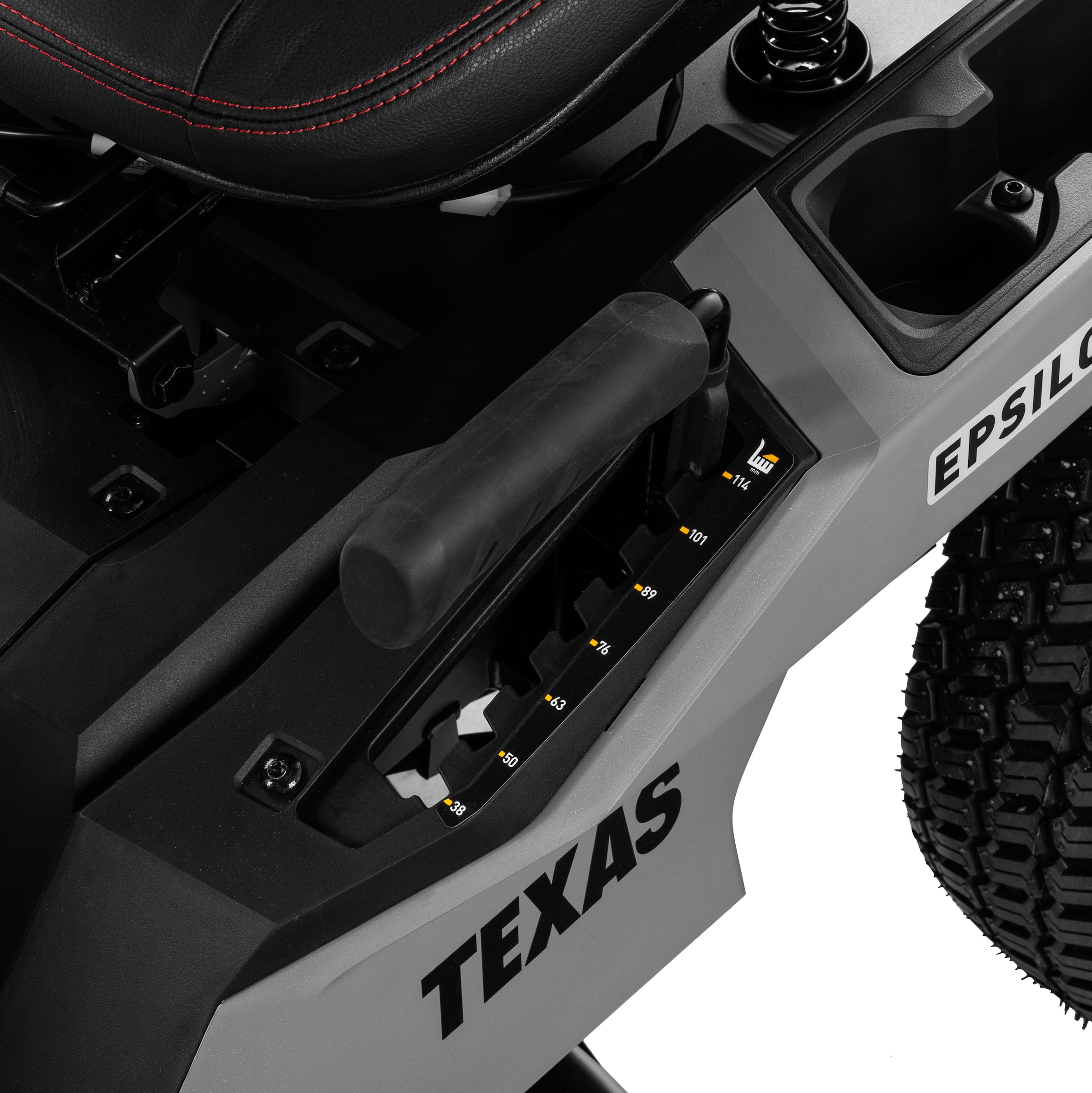 Texas Akku-Rasentraktor »Epsilon R9600Li« 72 V Akku, 7 Schnitthöhen
