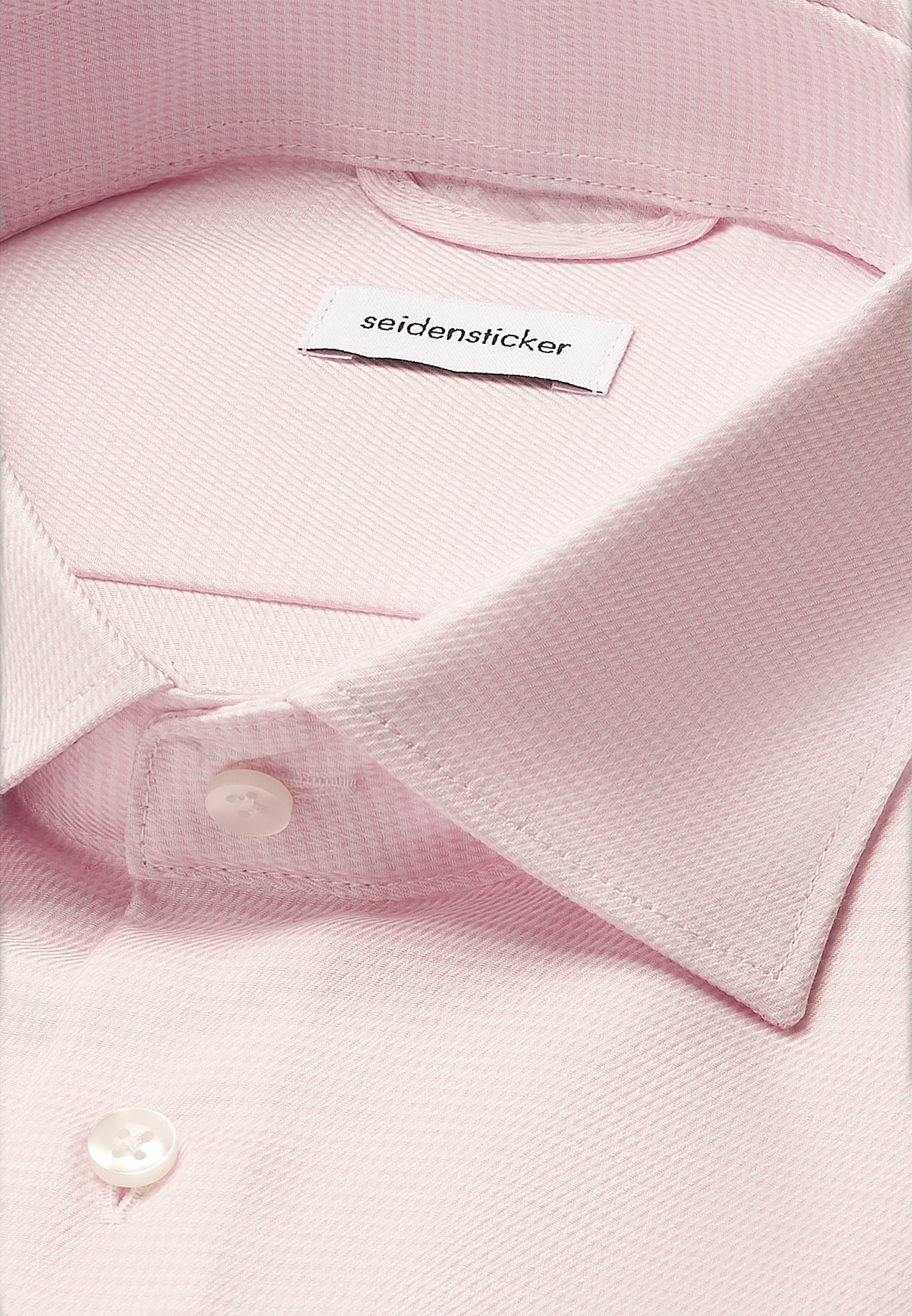 seidensticker Businesshemd "Schwarze Rose", Slim 1/1 Kentkragen Struktur günstig online kaufen