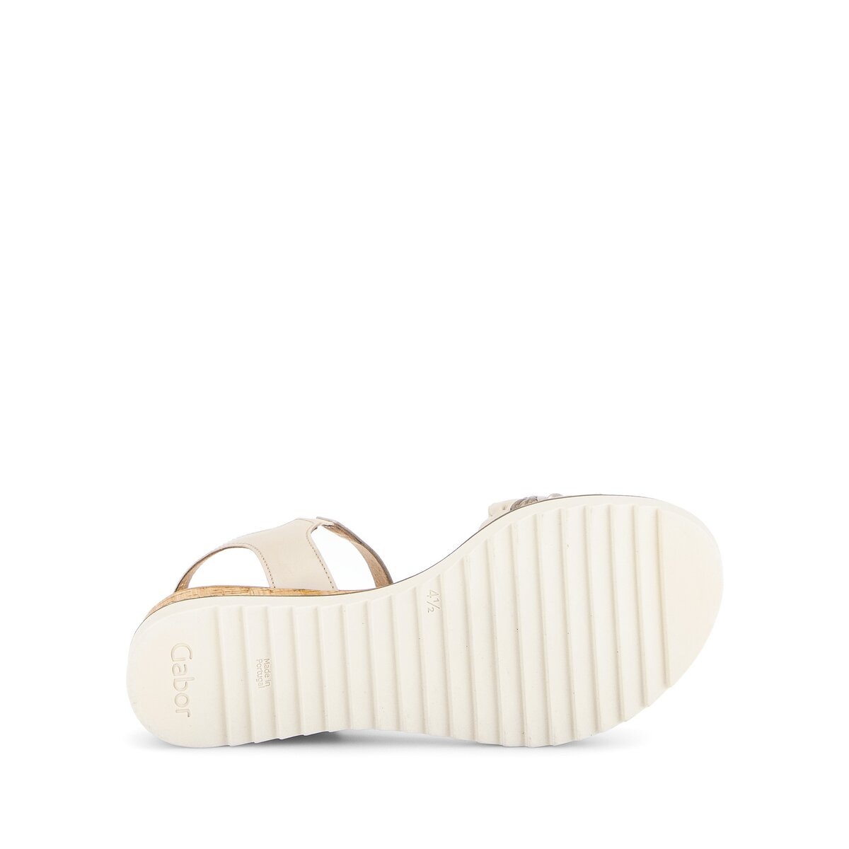 Riemchensandale GABOR "Riemchensandale", Damen, Gr. 42, beige, Schuhe Riemchensandale 6