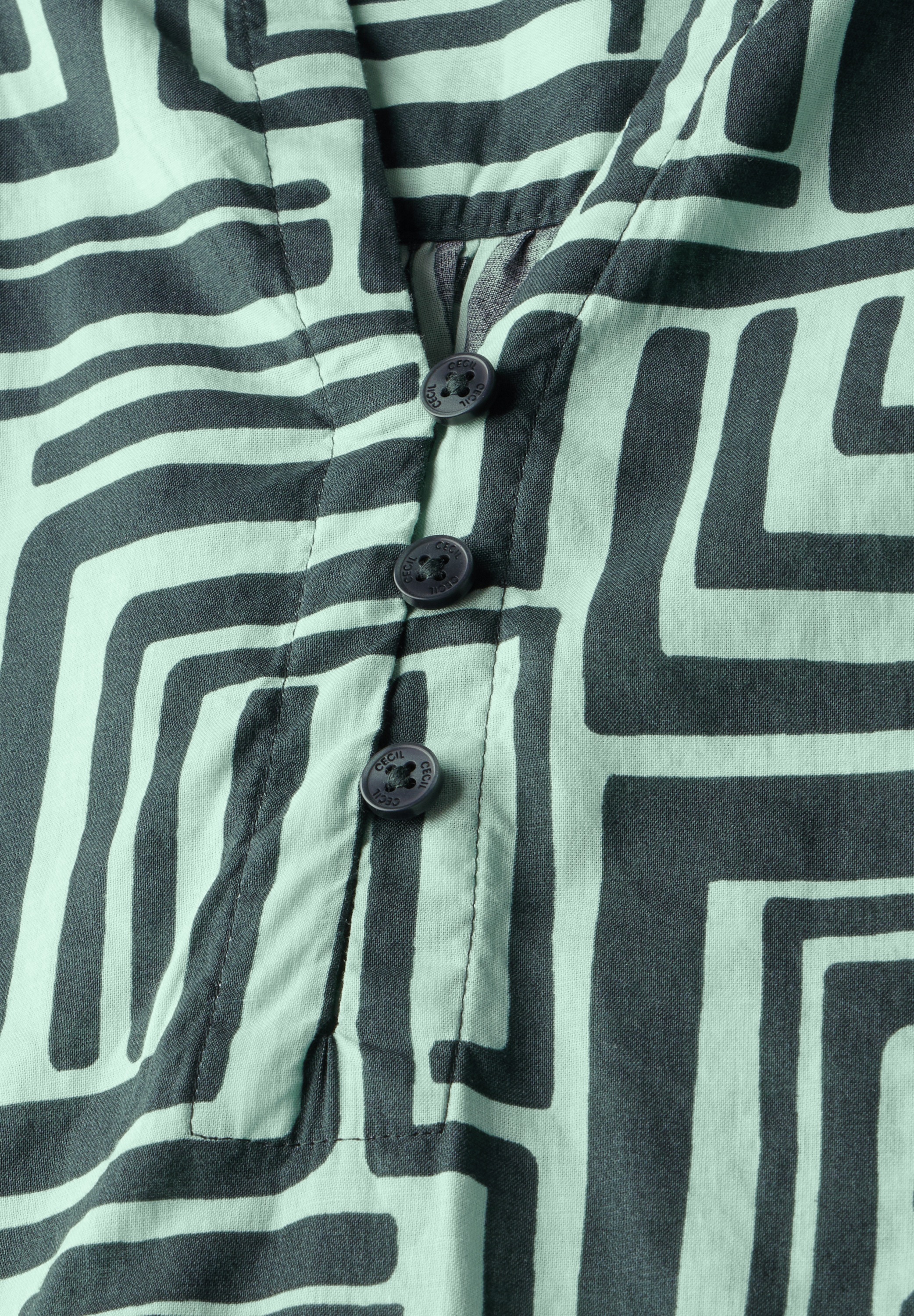 Cecil Klassische Bluse, mit 3/4 Ärmeln