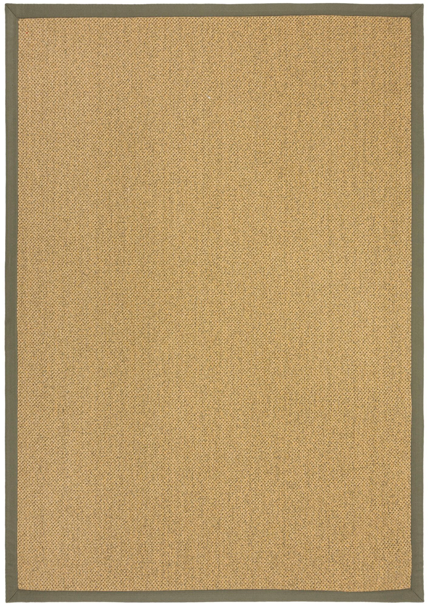 FLAIR RUGS Teppich »Sisal Look« rechteckig 6 mm Höhe Sisal Look Border Indoor Outdoor Bodenläufer Teppich