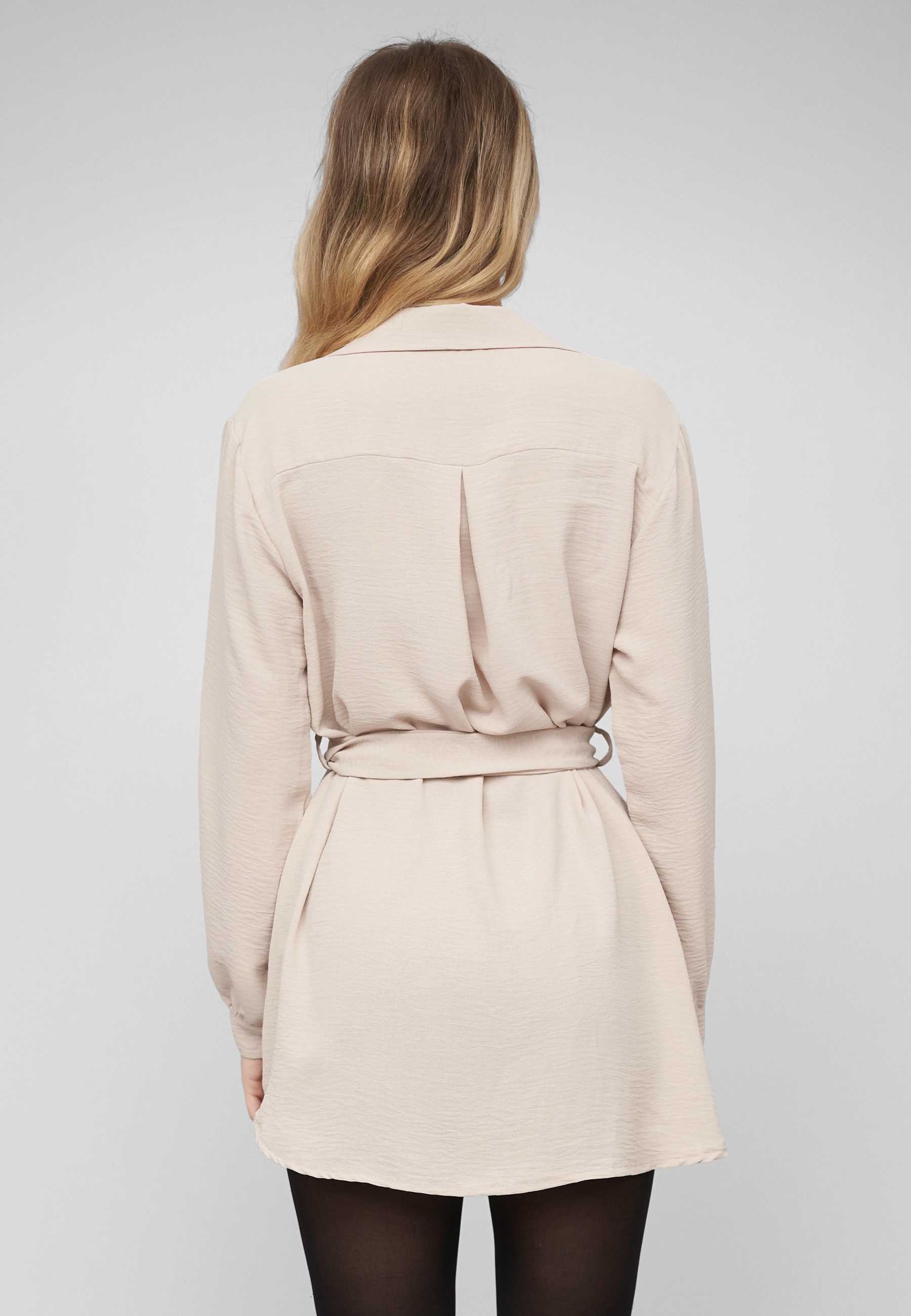 CLOUD 5IVE A-Linien-Kleid »CLOUD 5IVE Longsleeve Dress with tie-belt« 1 tlg.
