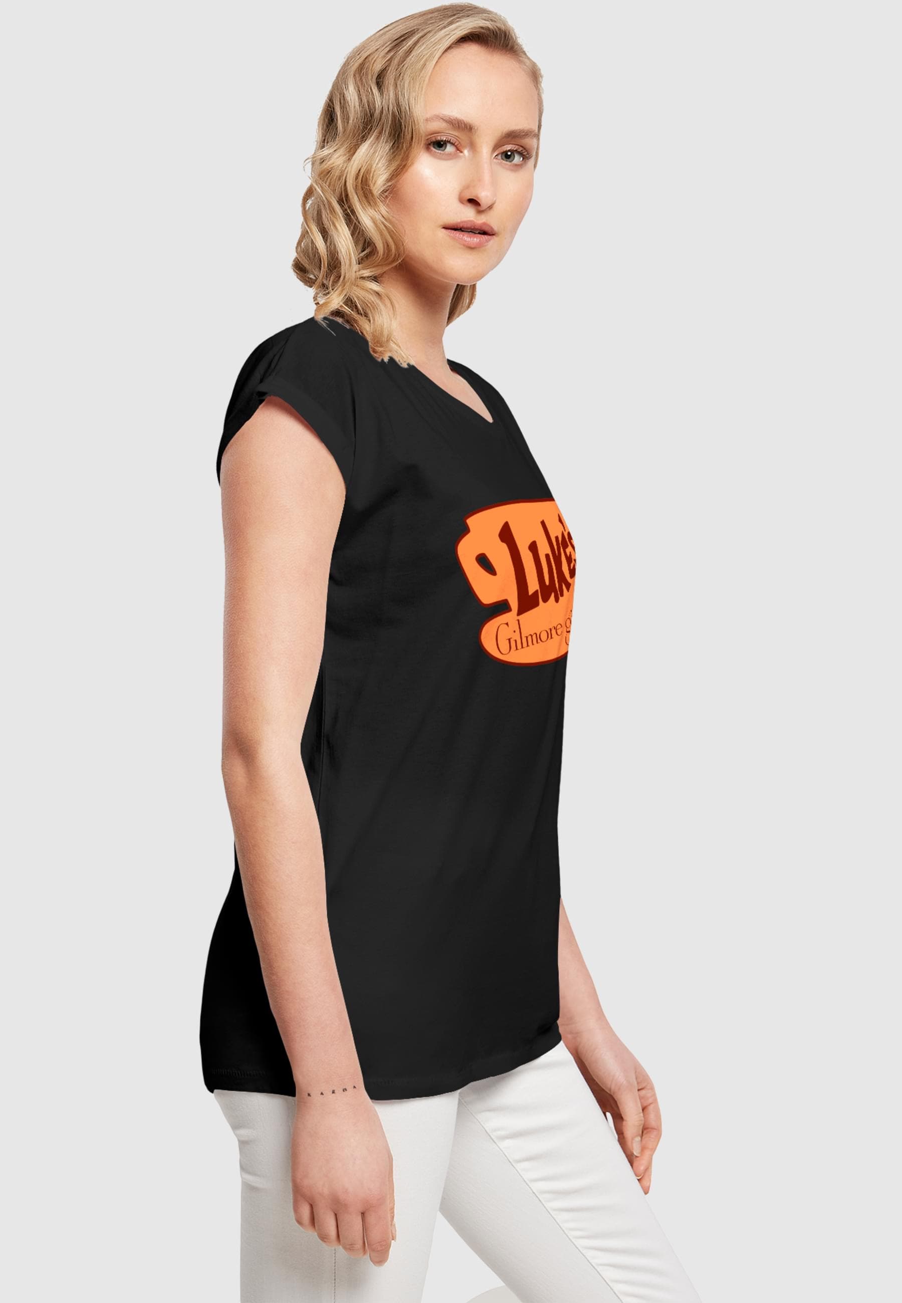 ABSOLUTE CULT T-Shirt »ABSOLUTE CULT Ladies Gilmore Girls - Luke's Logo T-Shirt«, (1 tlg.)