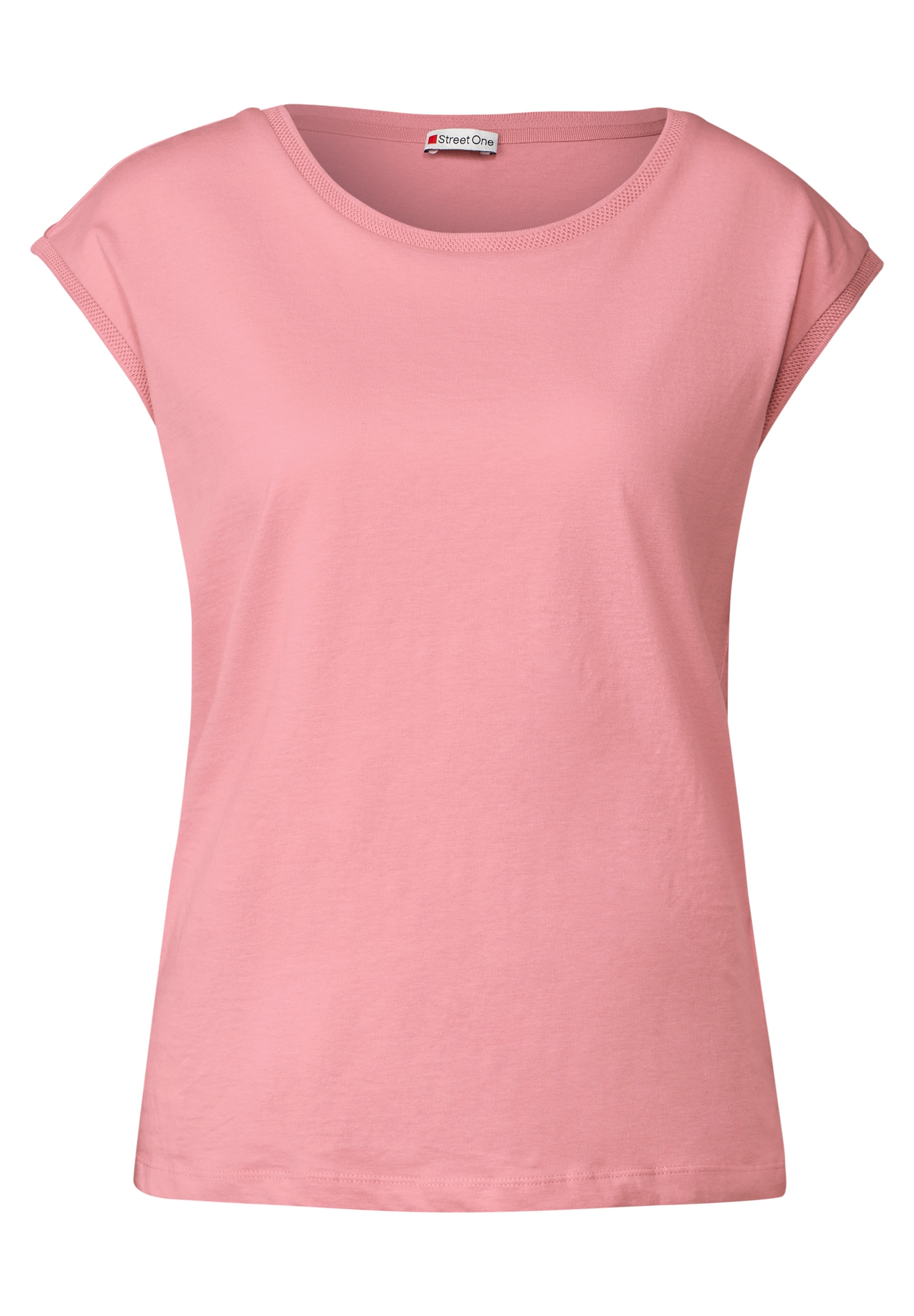 STREET ONE T-Shirt, aus reiner Baumwolle