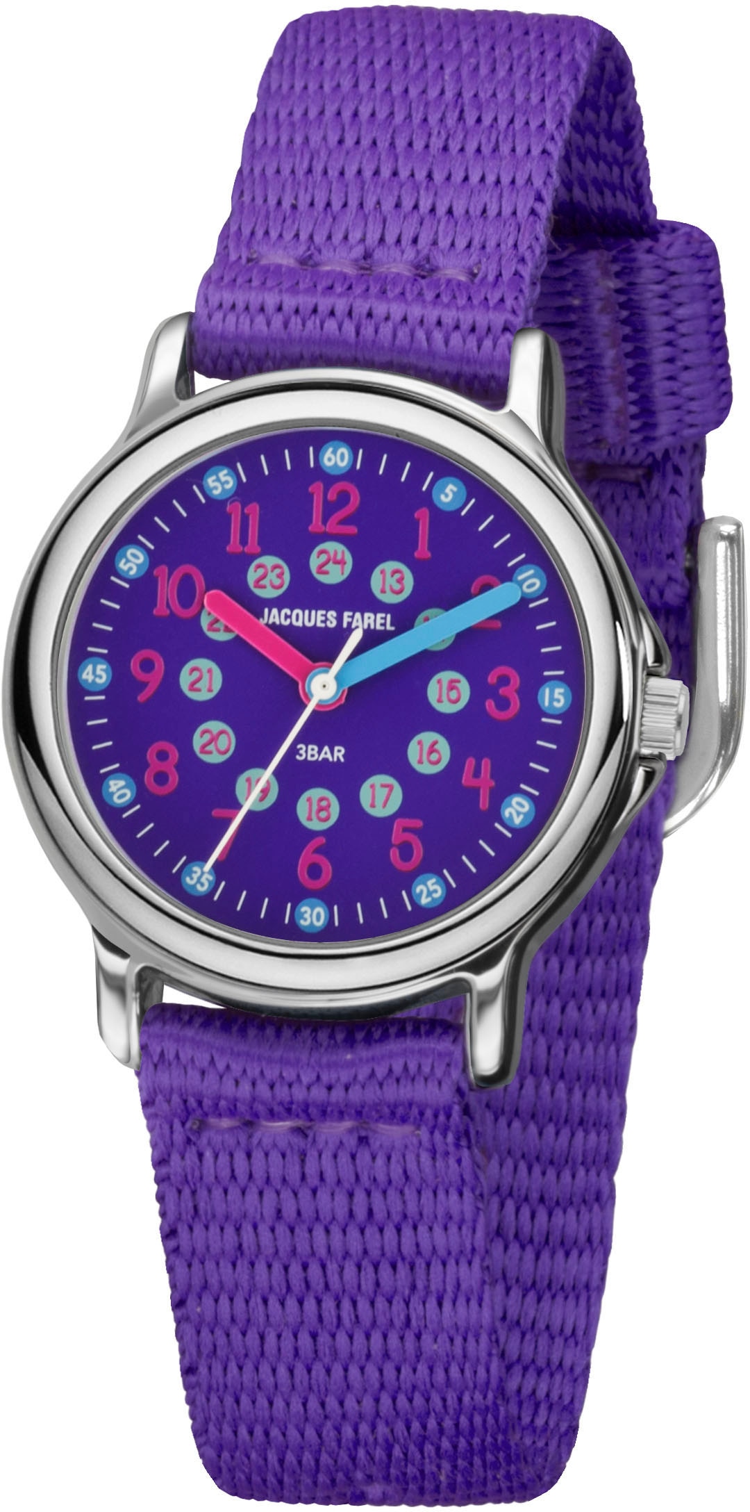 Jacques Farel Quarzuhr »KCF 089«, Armbanduhr, Kinderuhr, Mädchenuhr, ideal auch als Geschenk