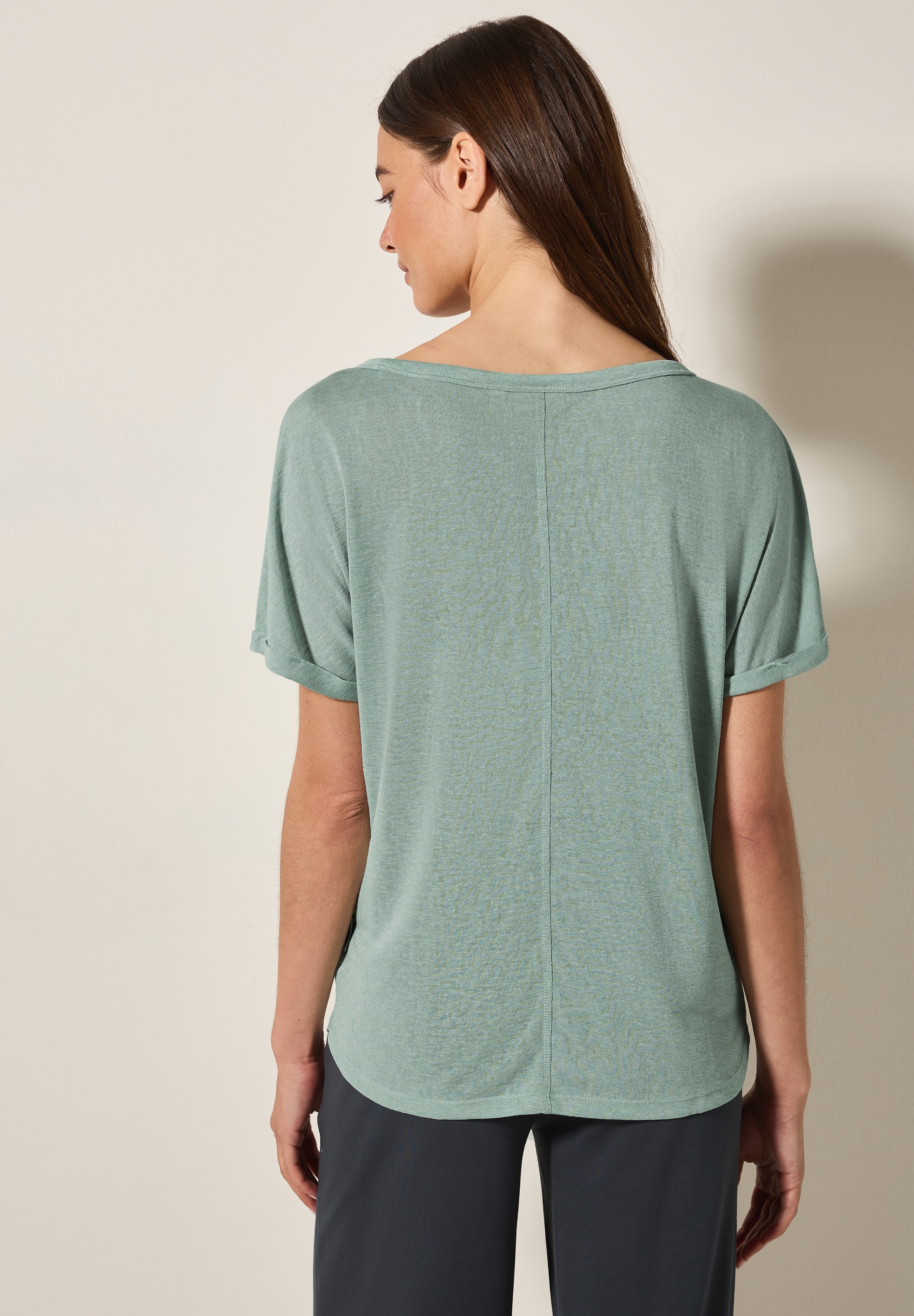 Cecil Print-Shirt, im angenehmen Materialmix
