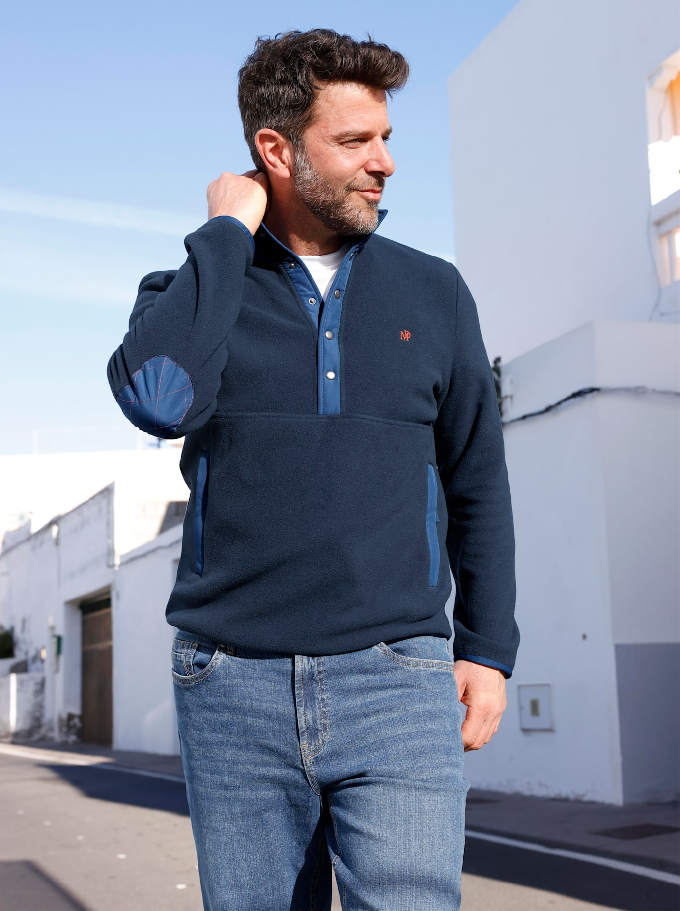 Marco Donati Fleeceshirt "Fleece-Shirt" 1