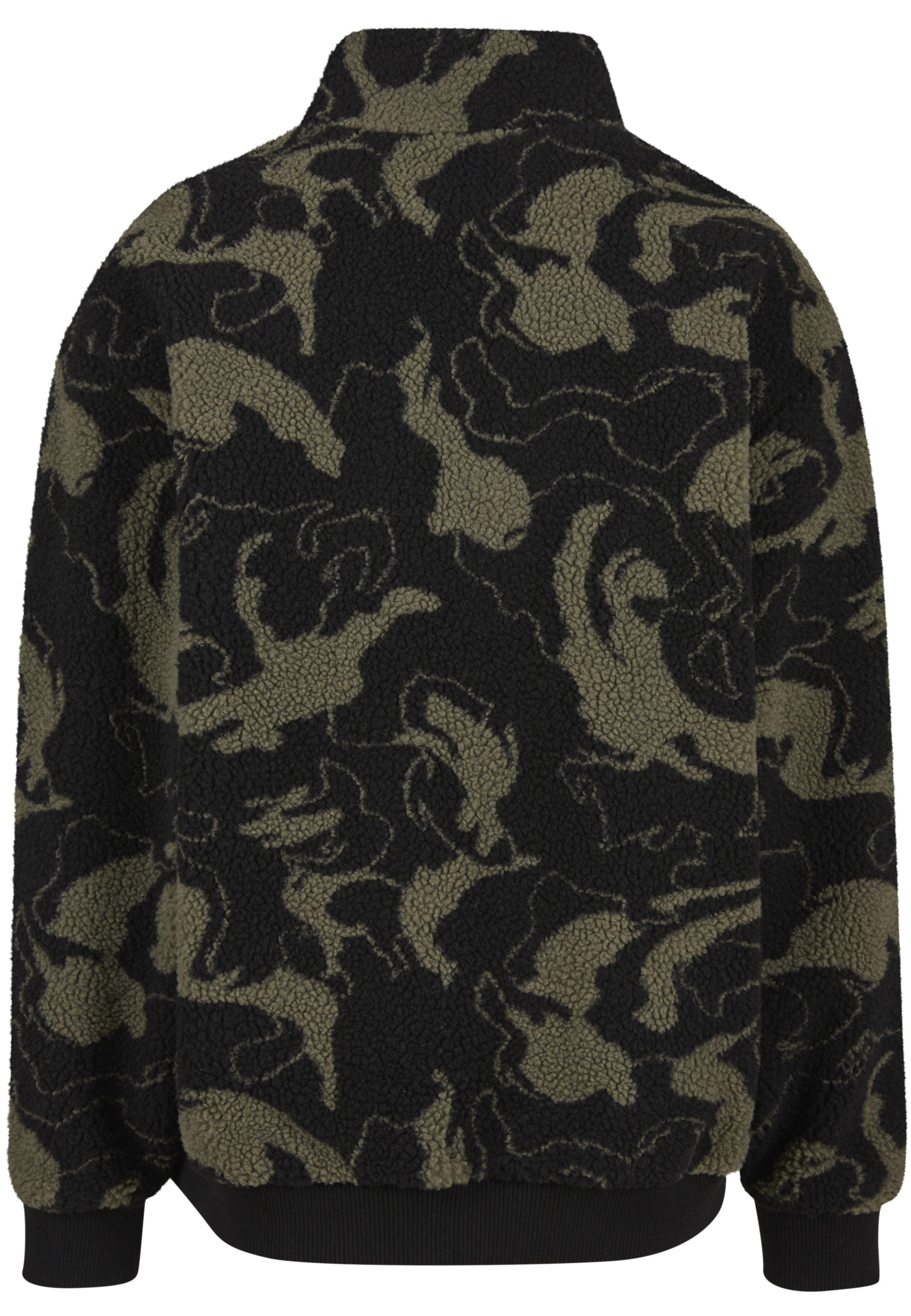 URBAN CLASSICS Sweater »Urban Classics Oversized Pattern Teddy Troyer«, 1 Stk.
