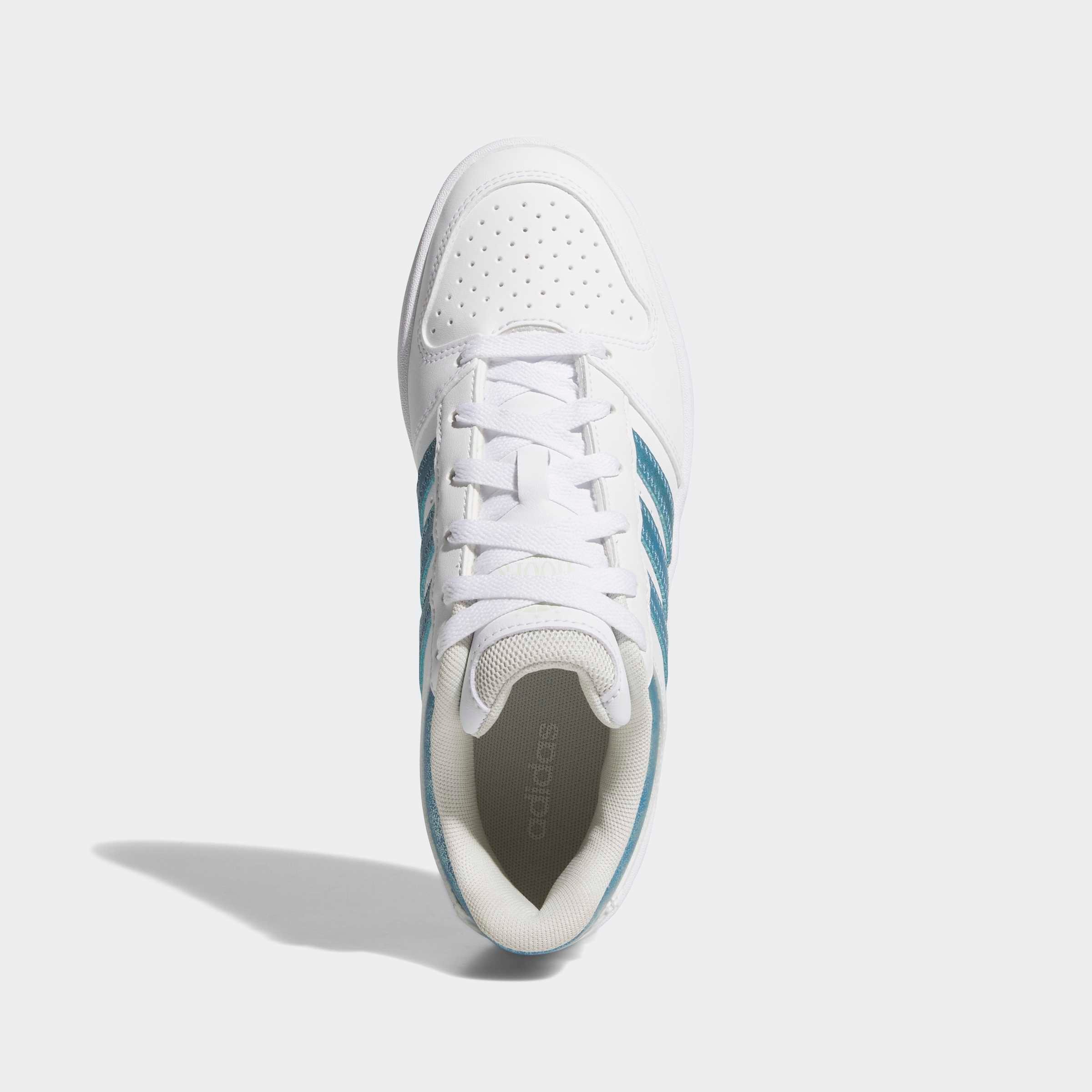 Sneaker ADIDAS SPORTSWEAR "HOOPS CLASSIC", Damen, Gr. 37, cloud weiß, supplier colour, orbit grau, Synthetik, Schuhe Sneaker 3