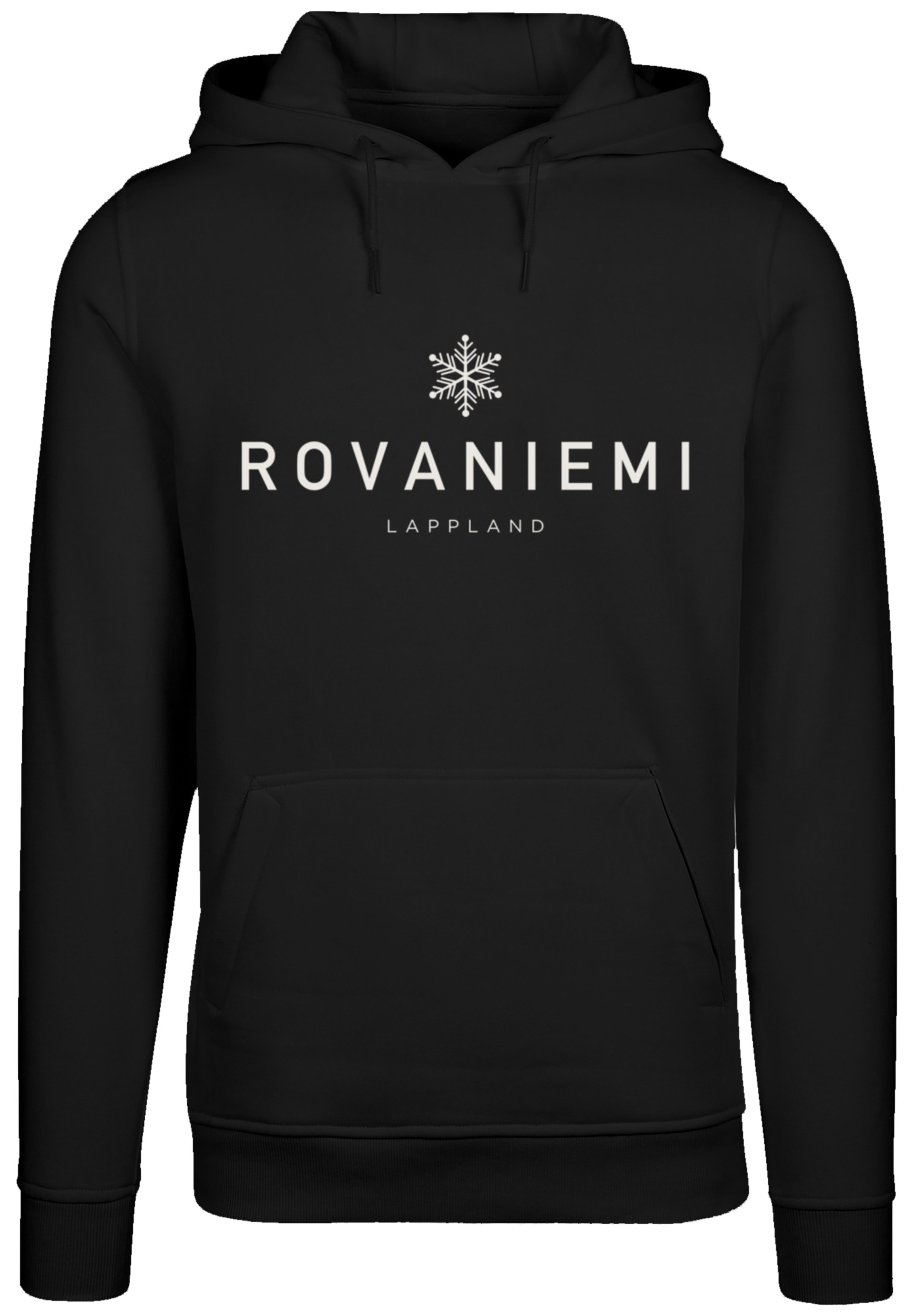 F4NT4STIC Kapuzenpullover »Schneeflocke Winter Lappland«, Weihnachten, Geschenk, Logo