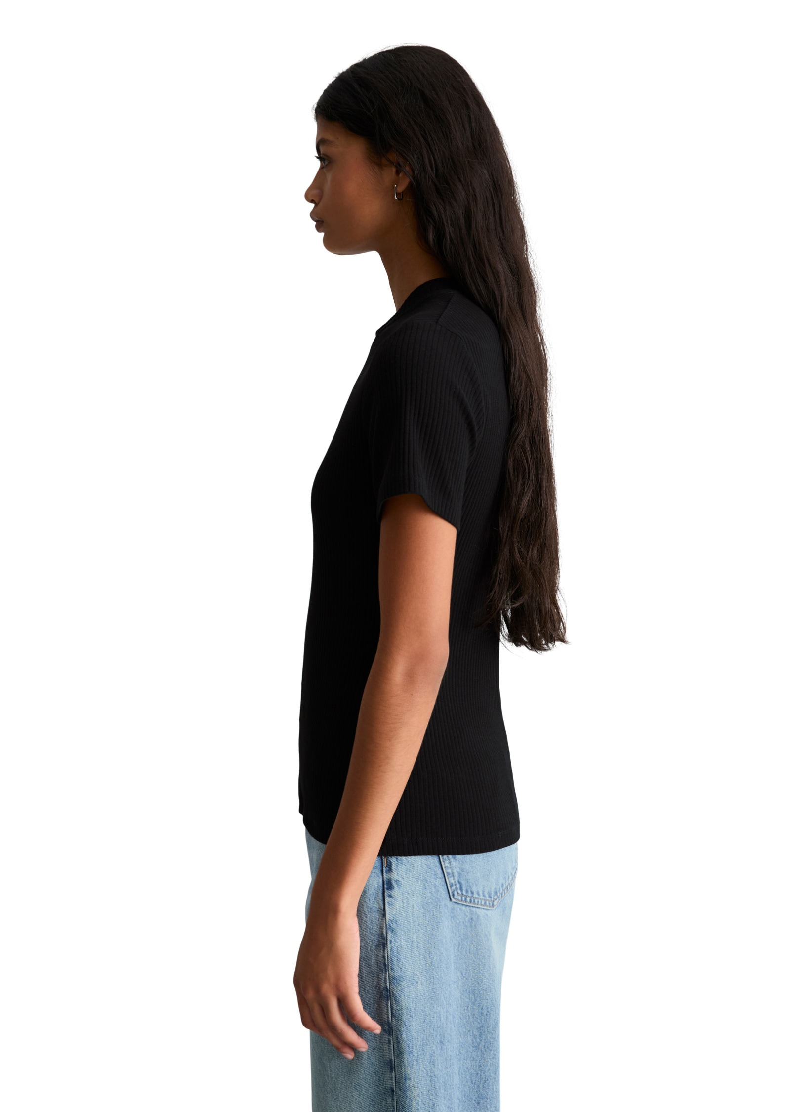 Marc O'Polo DENIM T-Shirt »aus elastischem Bio-Baumwolle-Mix«