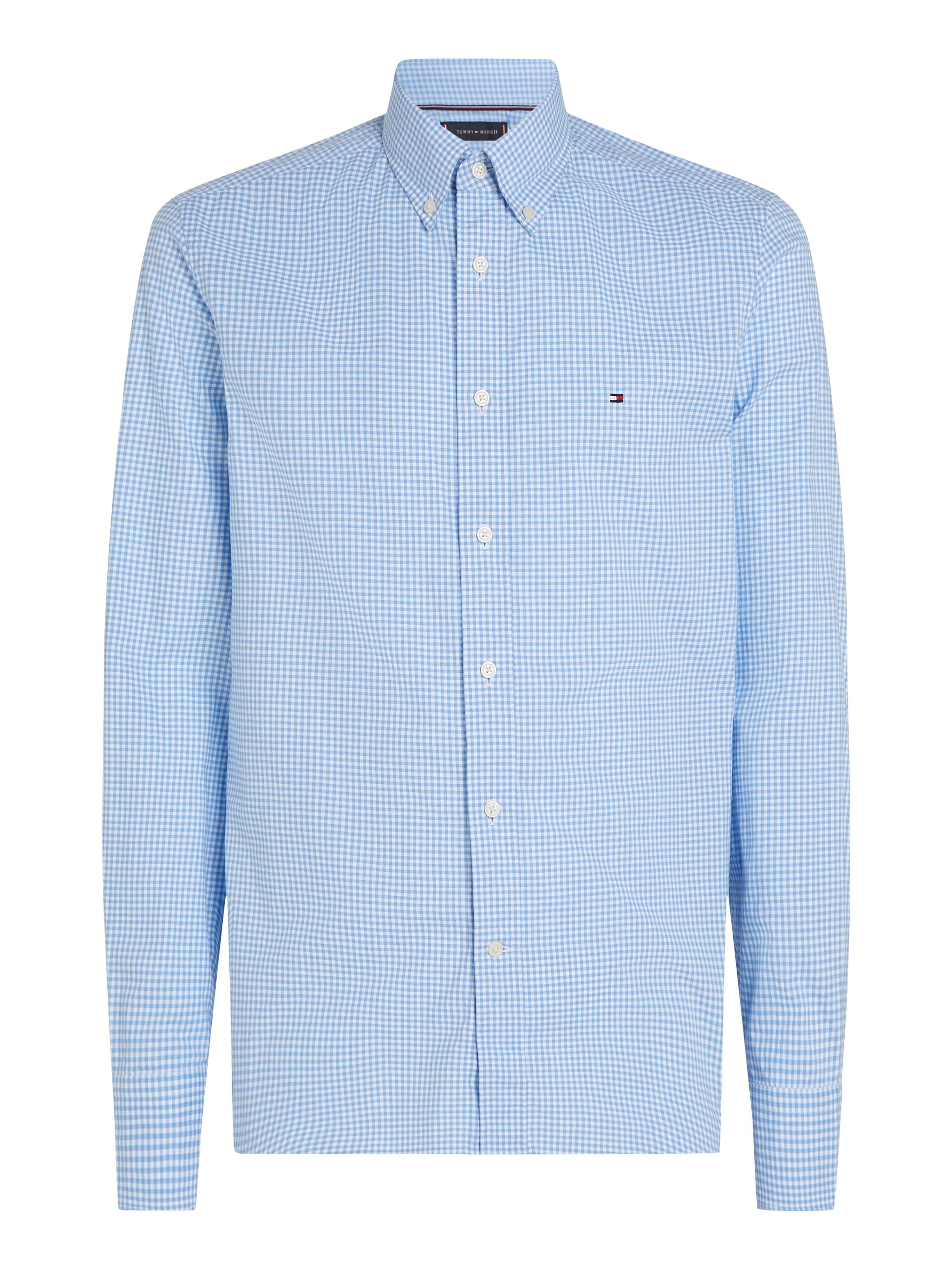 Tommy Hilfiger Businesshemd »FLEX POPLIN GINGHAM RF SHIRT«, mit Karomuster