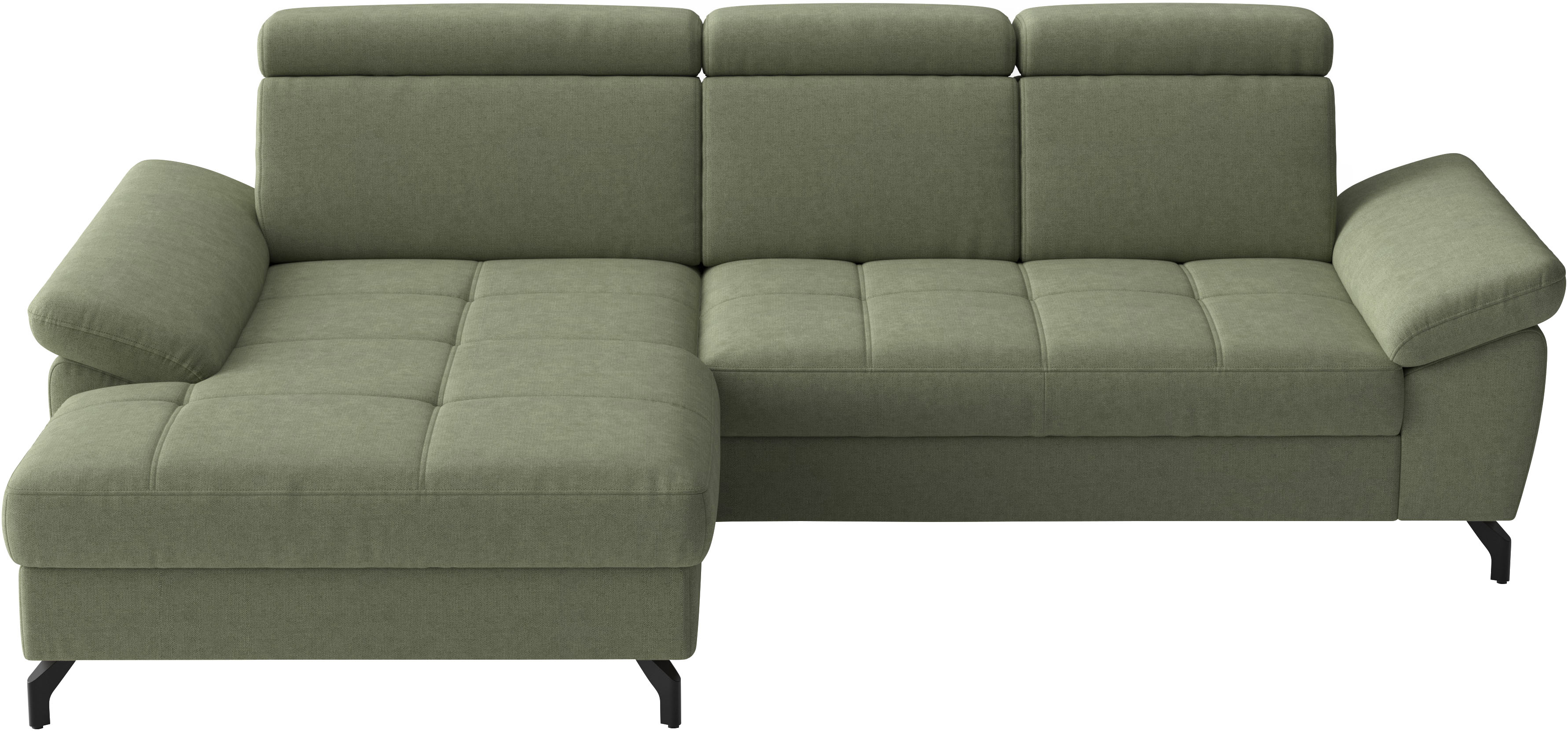 sit&more Ecksofa "Vanity, L-Form, B: 264 cm," Inkl.Sitz-,Kopf-und Armteilverstellung