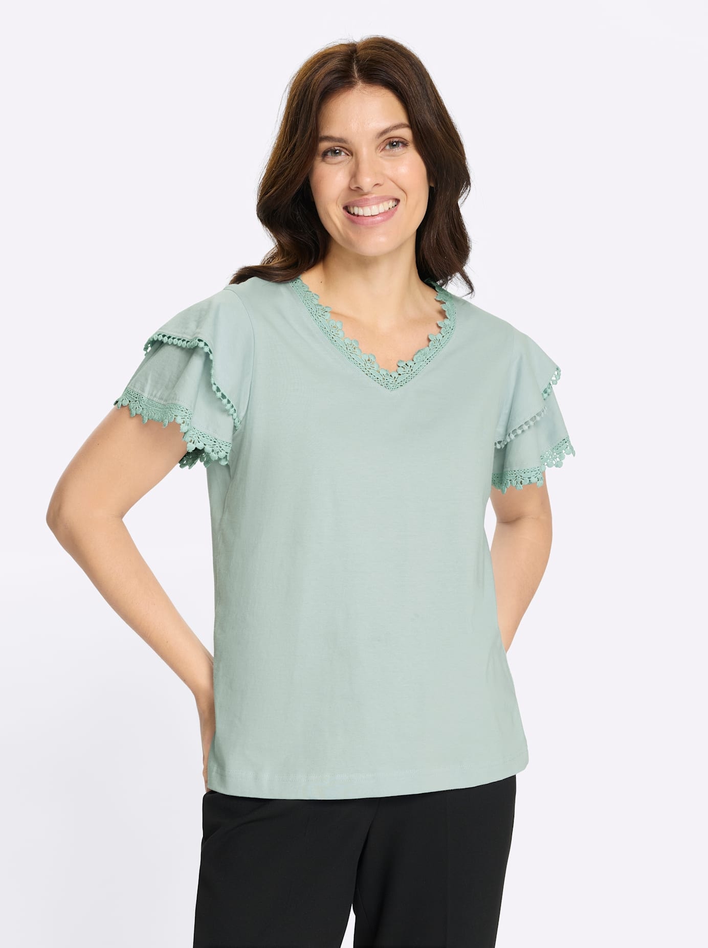 Classic Basics V-Shirt "Kurzarm-Shirt" 1 tlg. günstig online kaufen