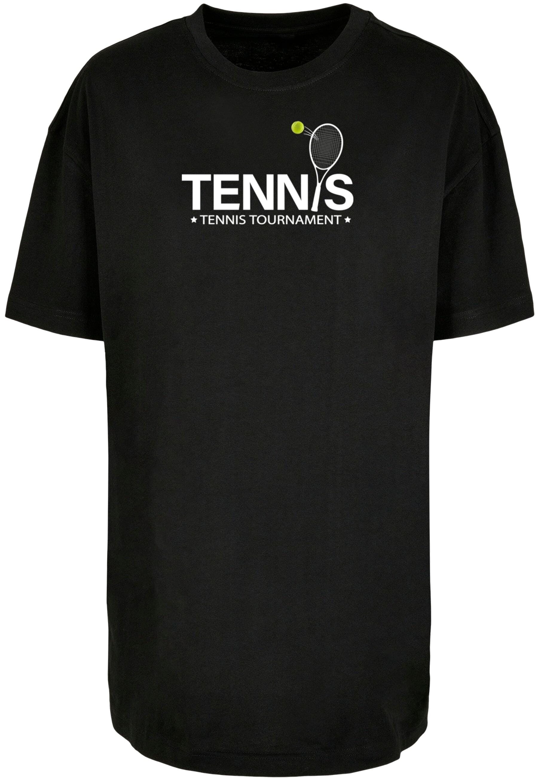 Merchcode T-Shirt "Merchcode Damen Ladies Tennis Racket Boyfriend Tee" günstig online kaufen