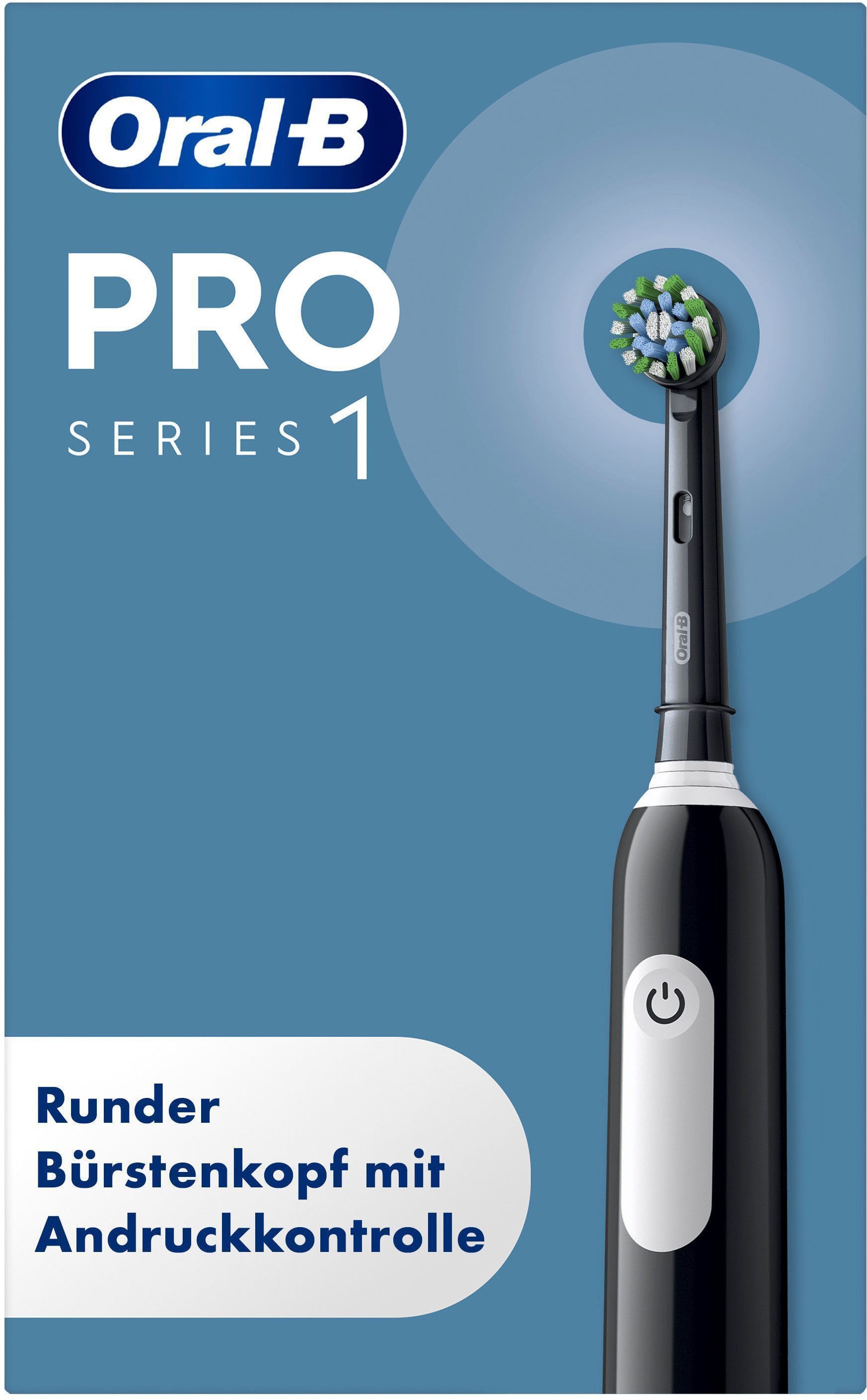 Oral-B Oszillierende Zahnbürste Pro 1 Cross Action 3 Modi Drucksensor Reiseetui - Image 7