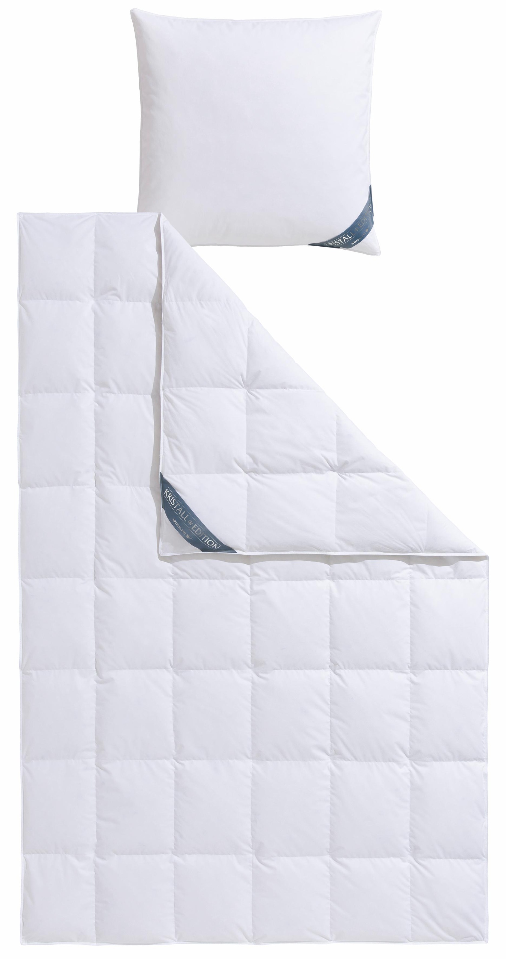Haeussling Daunenbettdecke + Kopfkissen "Kristall Edition" Spar-Set in vers günstig online kaufen