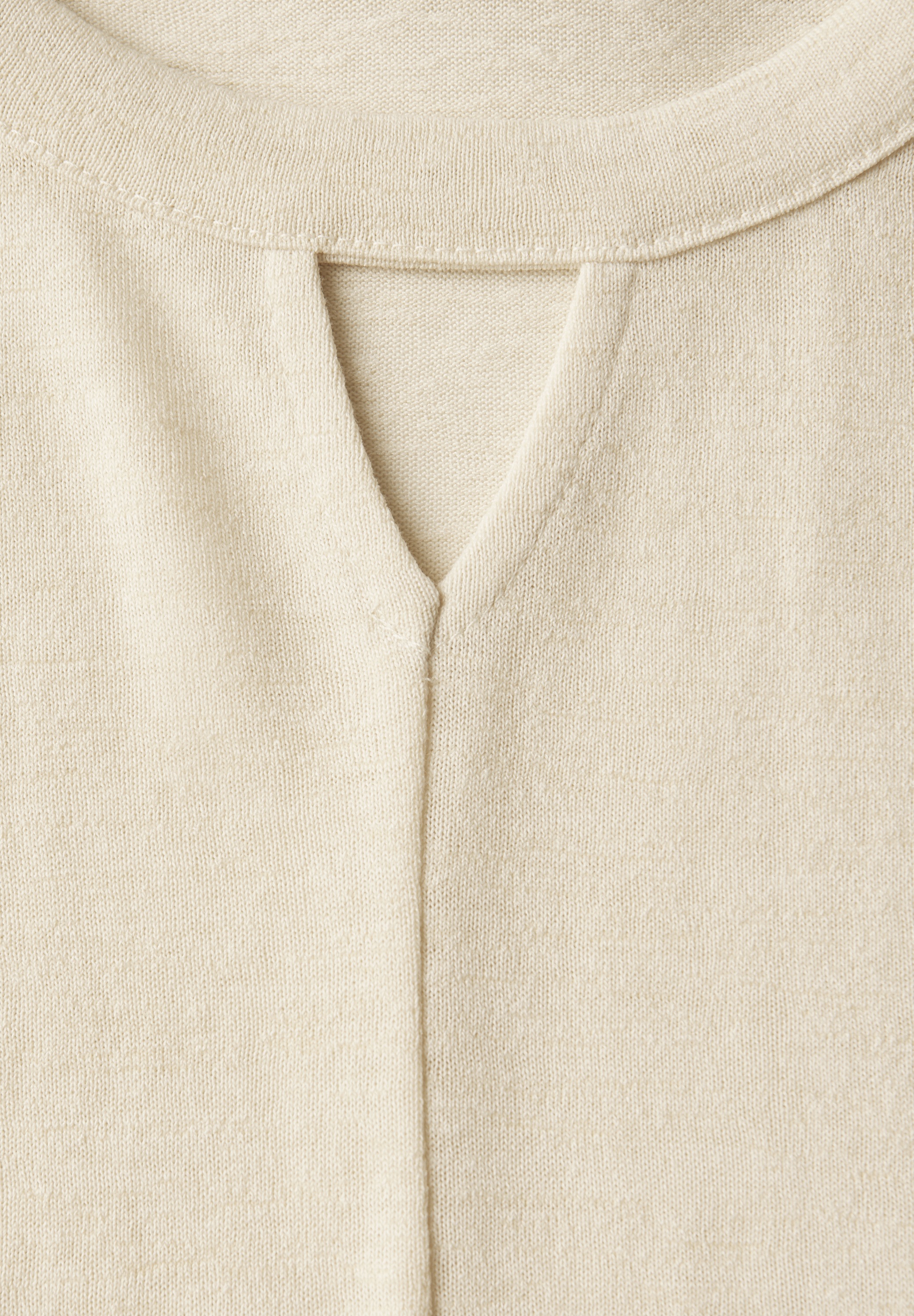 STREET ONE STUDIO T-Shirt, aus elastischem Materialmix