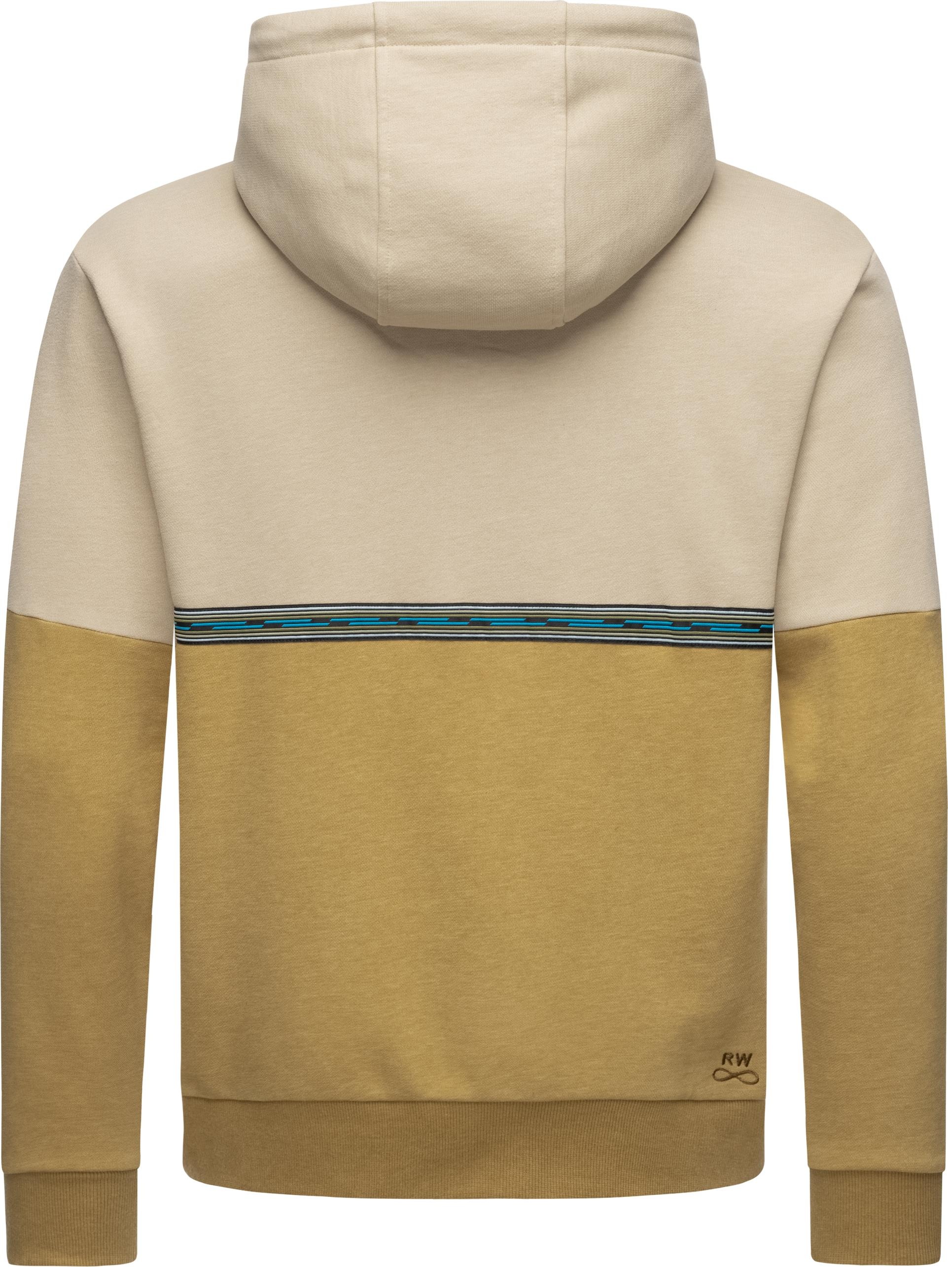 Ragwear Kapuzensweatjacke »Blocky«, Herren Basic Sweatjacke mit Kapuze