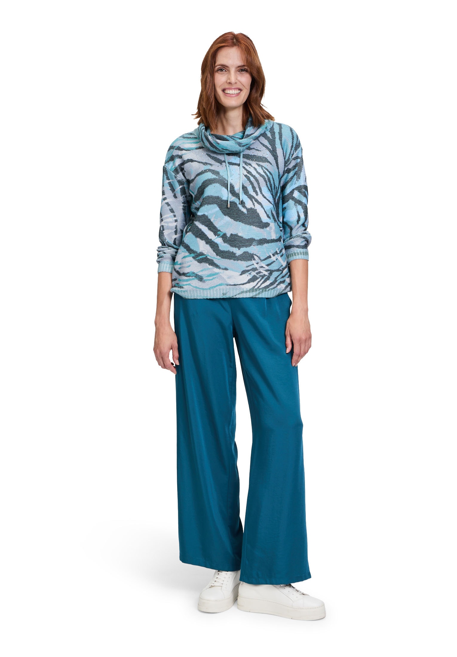 Betty Barclay Strickpullover »Betty Barclay Damen Strickpullover mit Print«, (1 tlg.), Druck