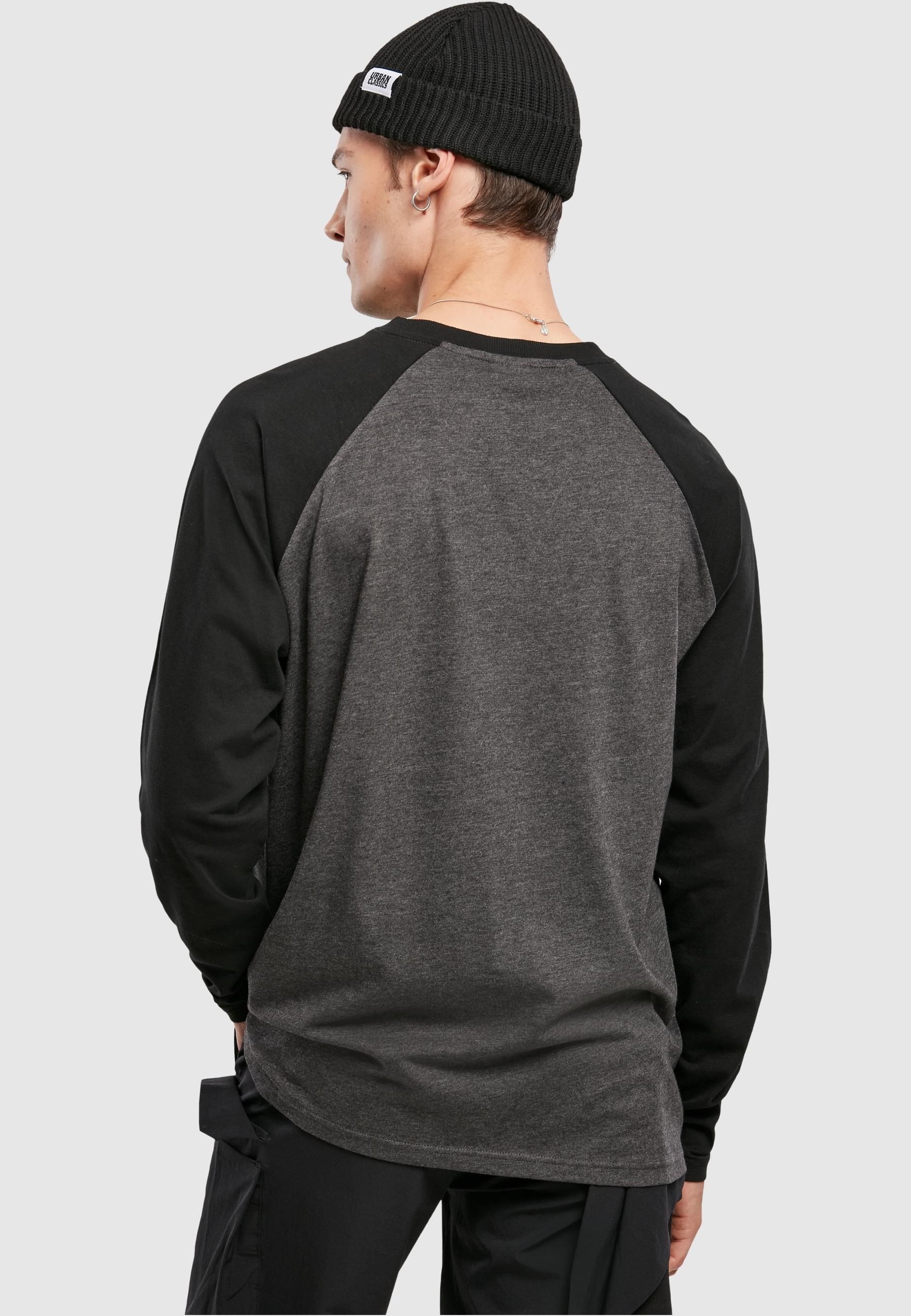 URBAN CLASSICS Longsleeve »Urban Classics Herren Raglan Contrast LS«, (1 tlg.)