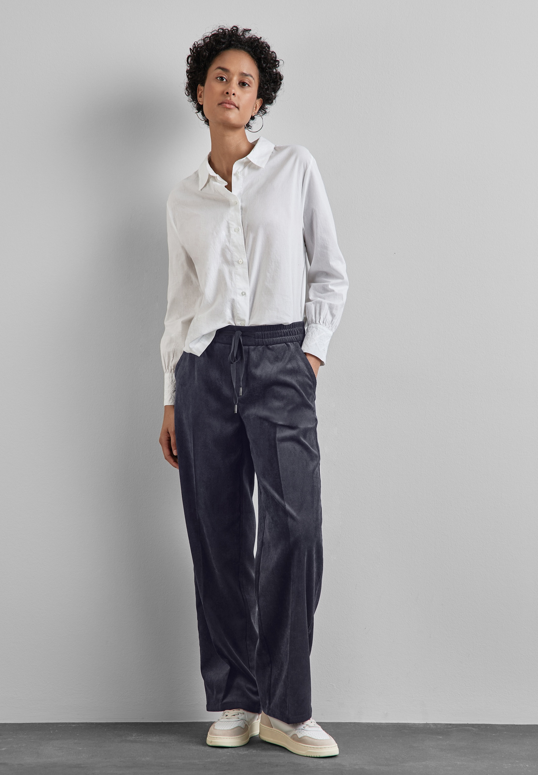 STREET ONE Cordhose, High Waist