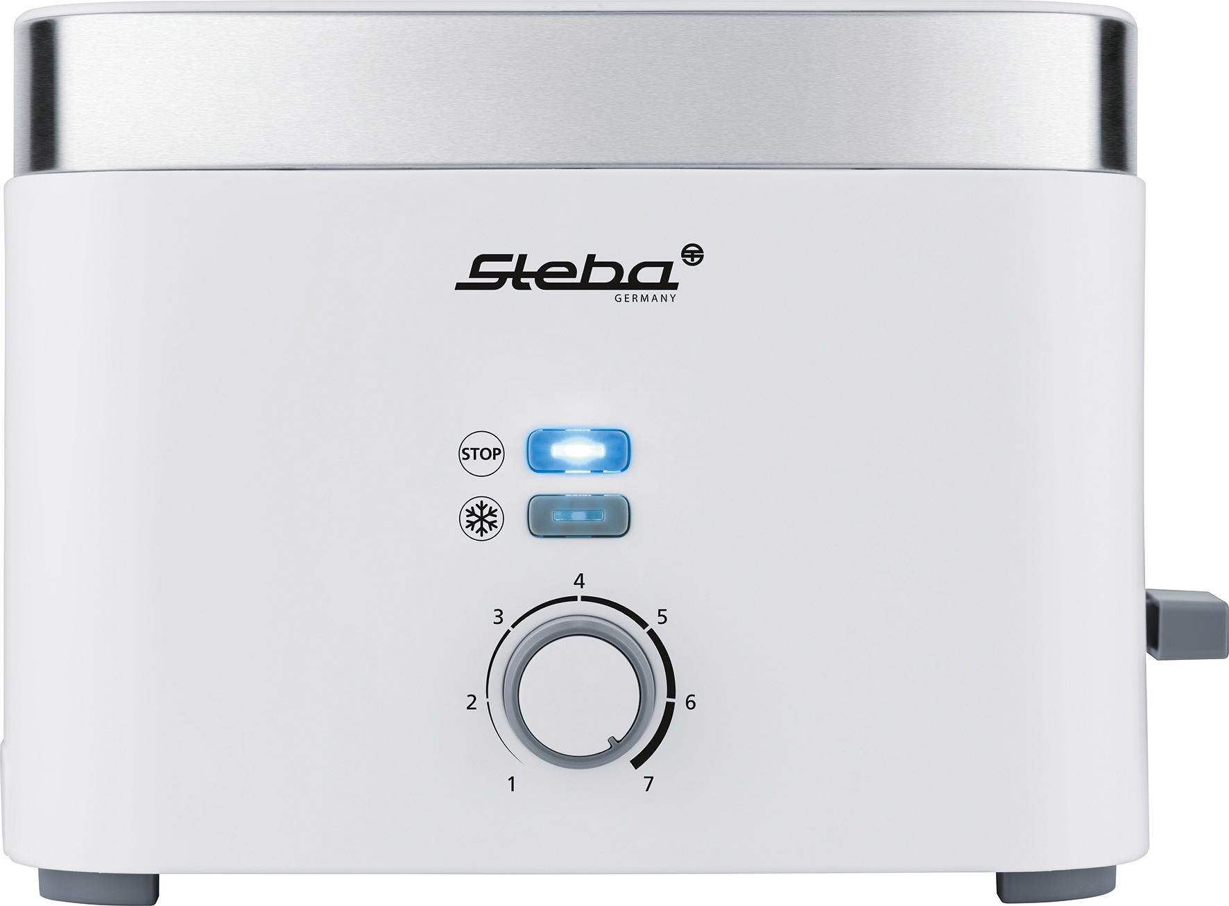 Steba Toaster "TO 10 Bianco" 2 kurze Schlitze 930 W günstig online kaufen