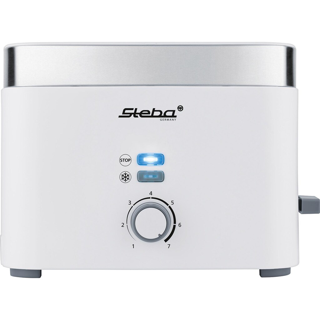 Steba Toaster »TO 10 Bianco«, 2 kurze Schlitze, 930 W