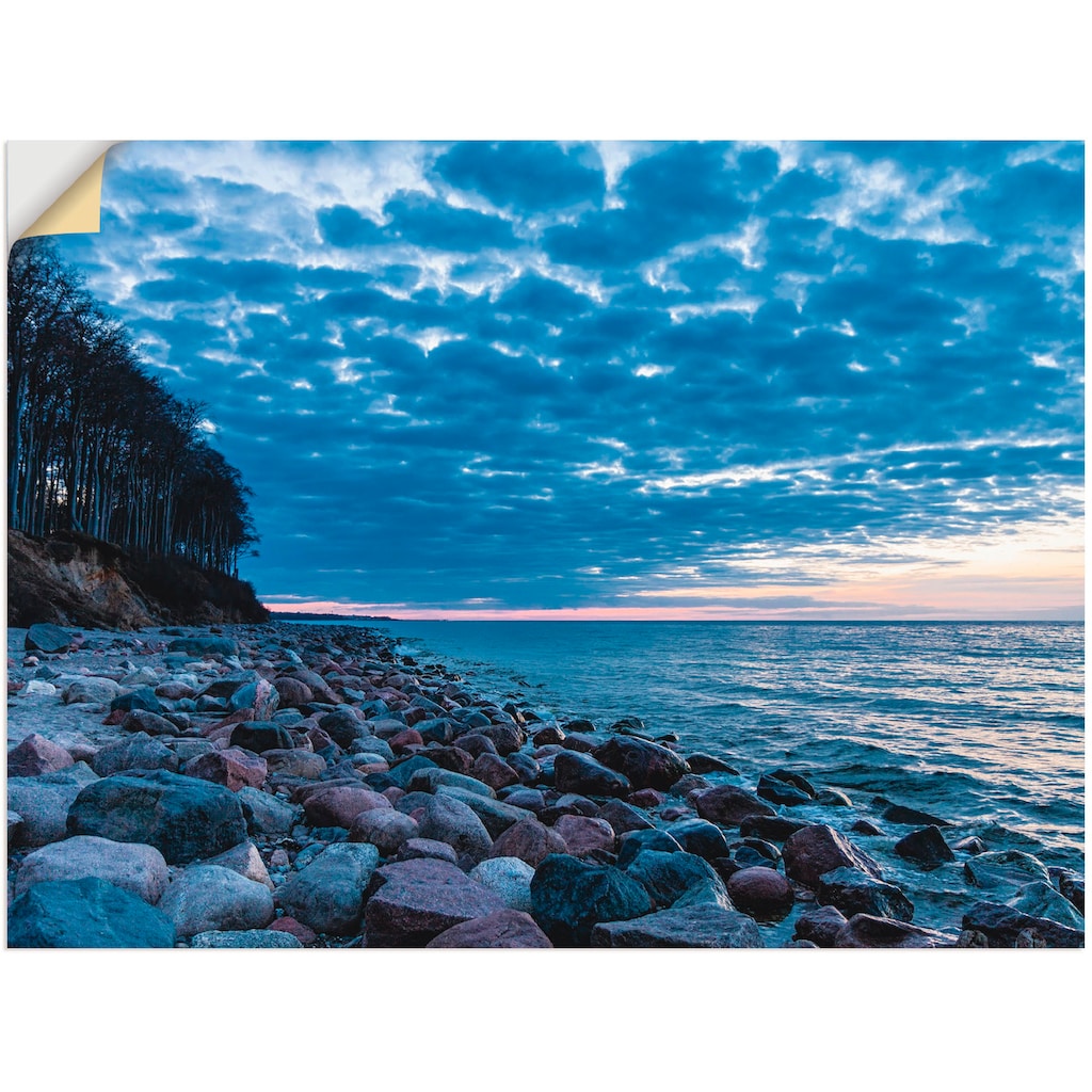 Artland Wandbild »Steine an der Küste der Ostsee«, Küste, (1 St.)