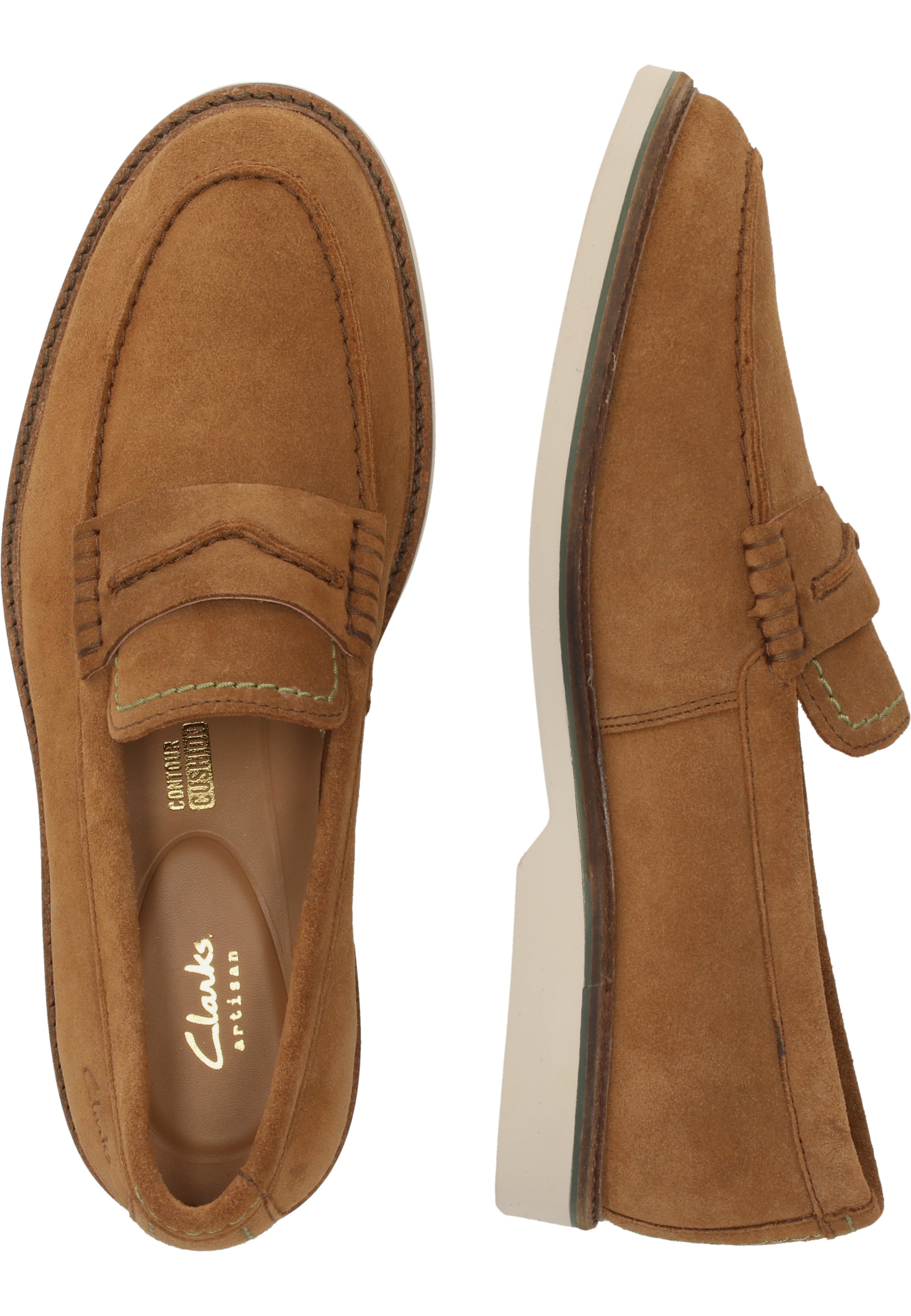 Clarks Slipper »Atticus«, mit komfortabler Polsterung