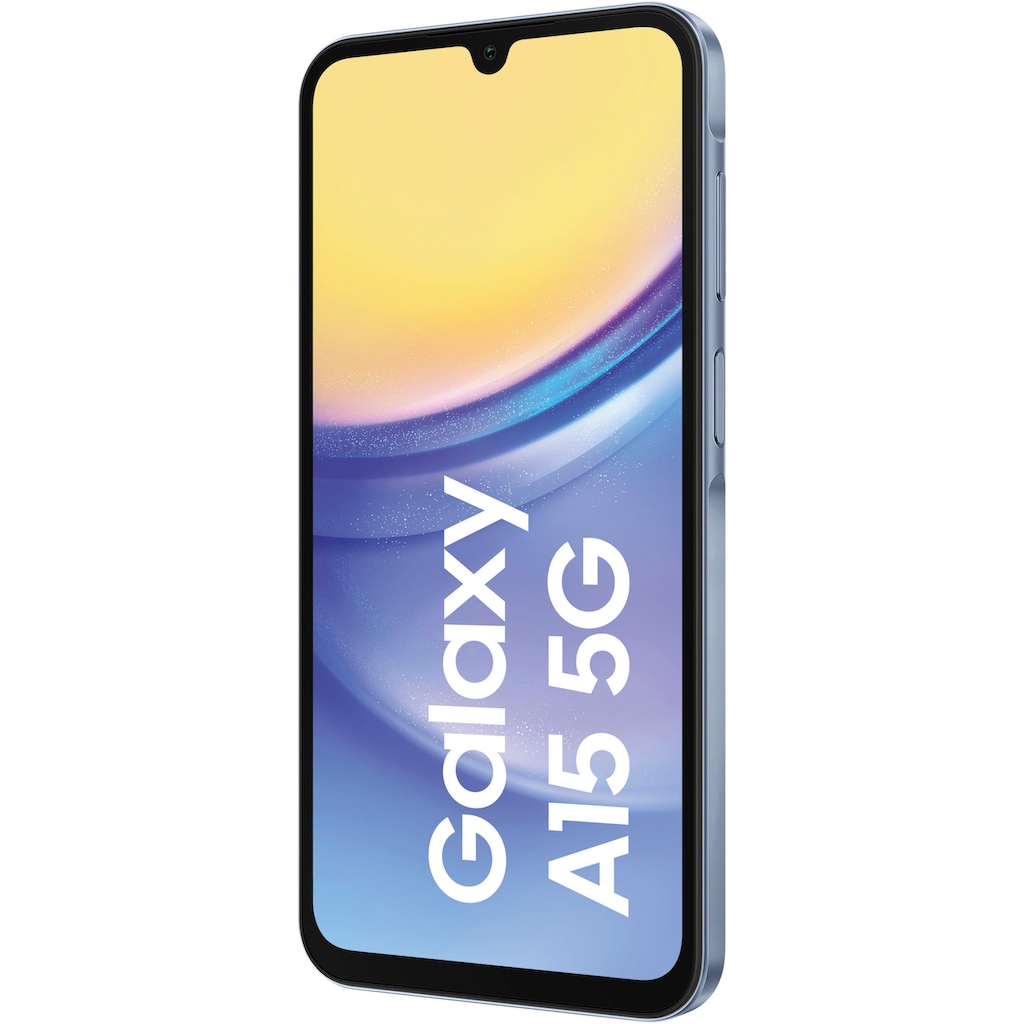 Samsung Smartphone »Galaxy A15 5G 128GB«, Blau, 16,39 cm/6,5 Zoll, 128 GB Speicherplatz, 50 MP Kamera