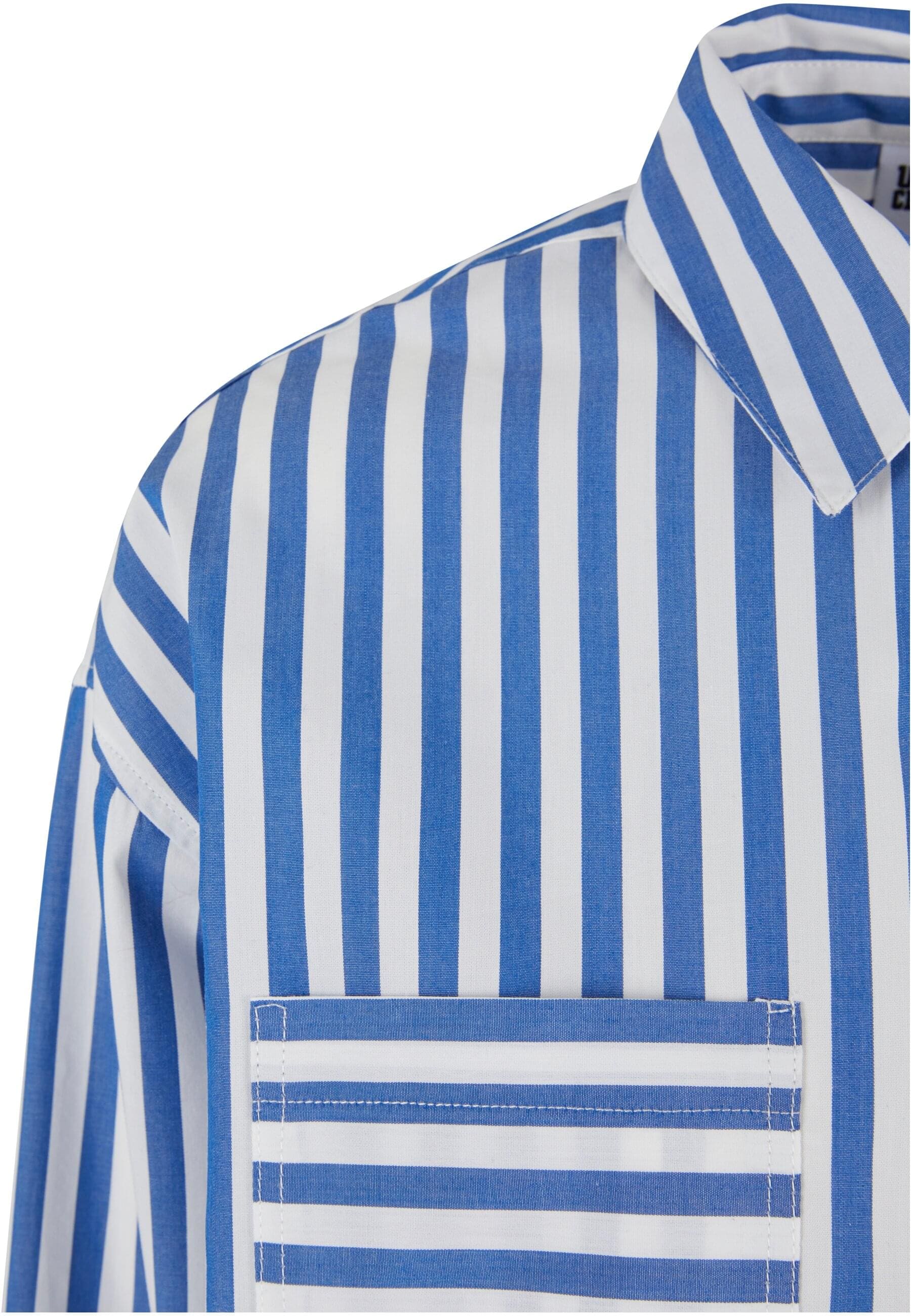 URBAN CLASSICS Langarmhemd »Urban Classics Damen Ladies Striped Relaxed Shirt«