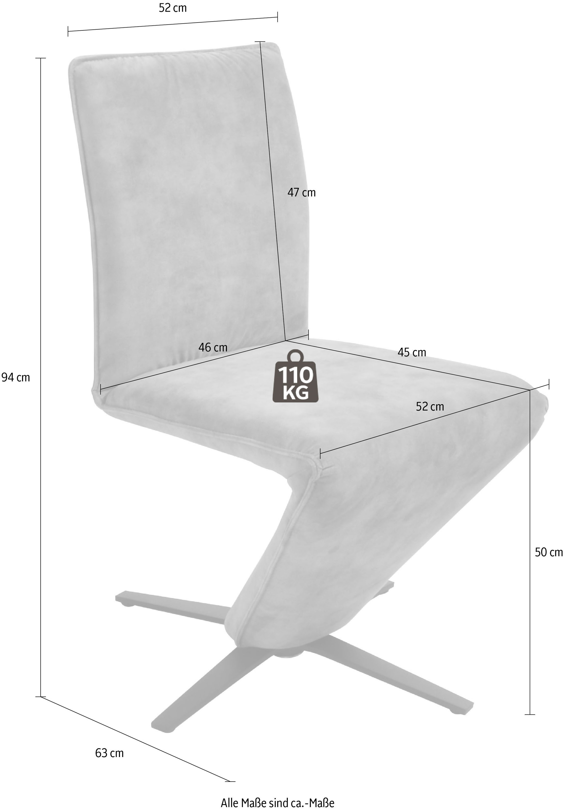 K+W Komfort & Wohnen Drehstuhl 