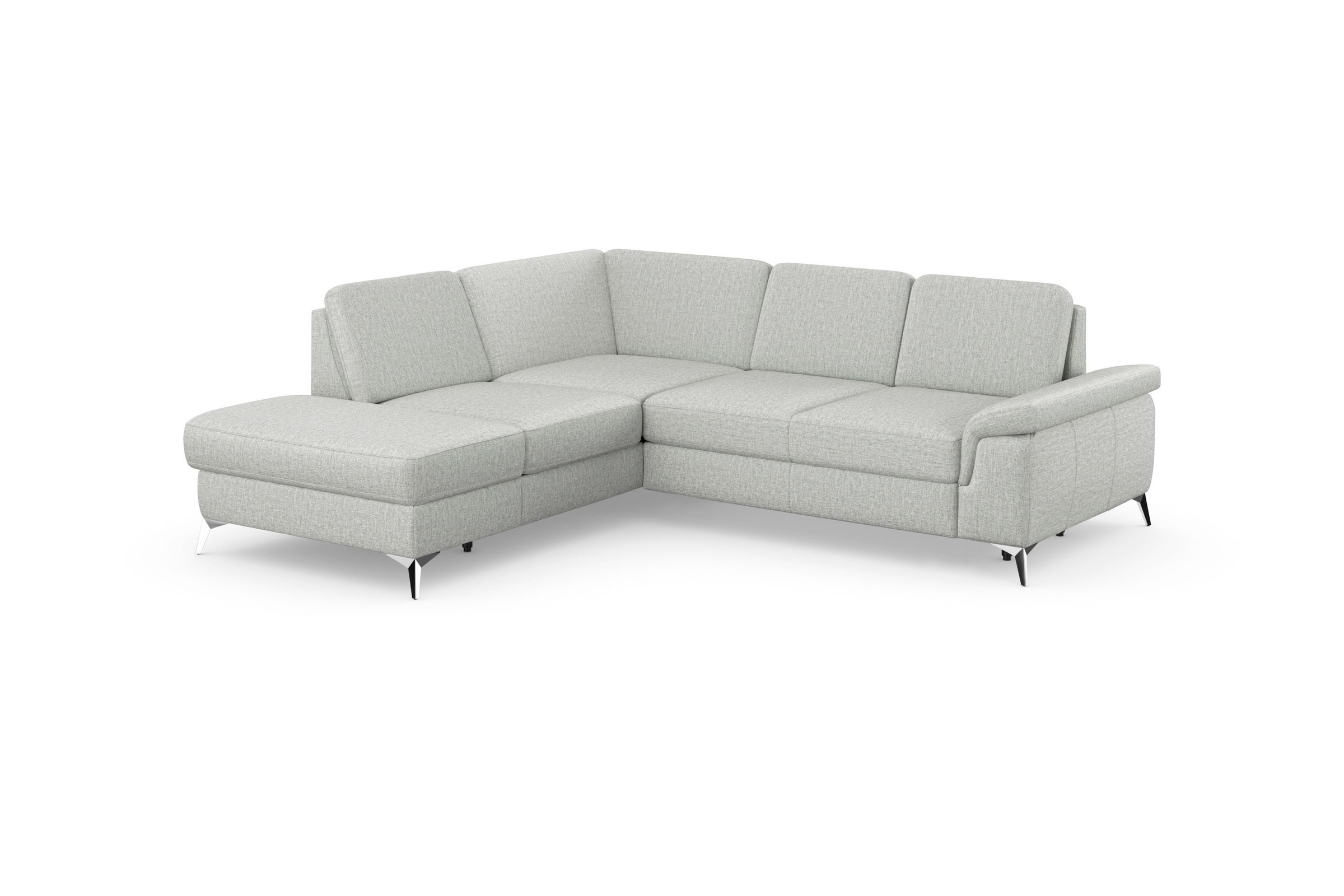 sit&more Ecksofa »Padua L-Form«, inklusive Sitztiefenverstellung, Armteilfunktion und Federkern