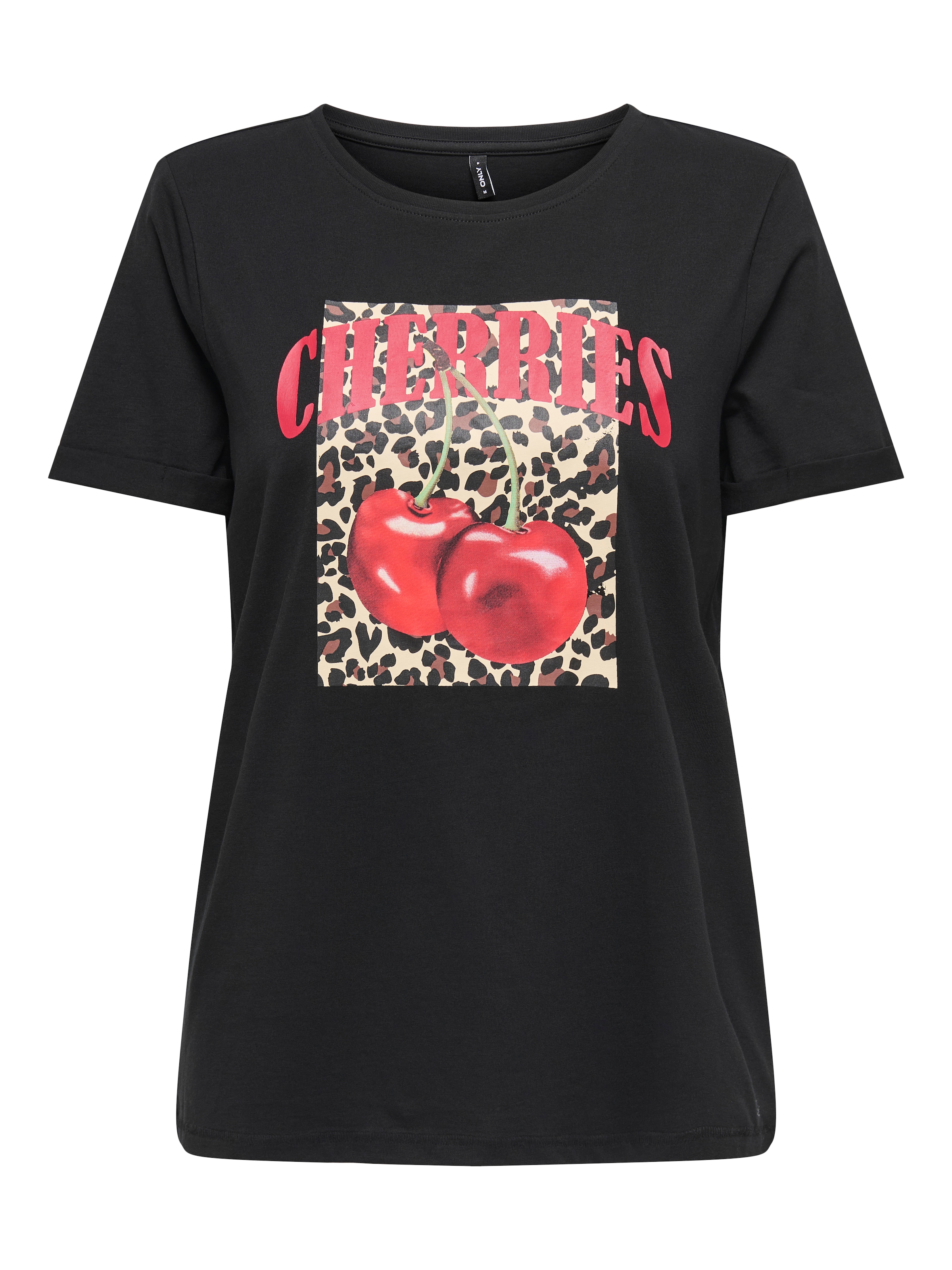 ONLY Kurzarmshirt "ONLANE LIFE S/S BERRY PRINT TOP CS JRS" günstig online kaufen