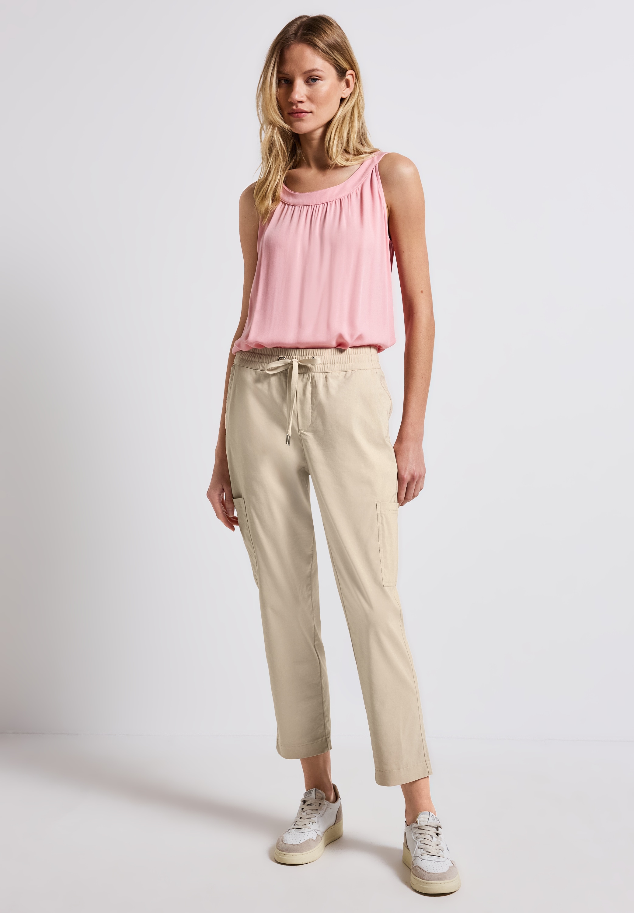 STREET ONE Röhrenhose, Middle Waist